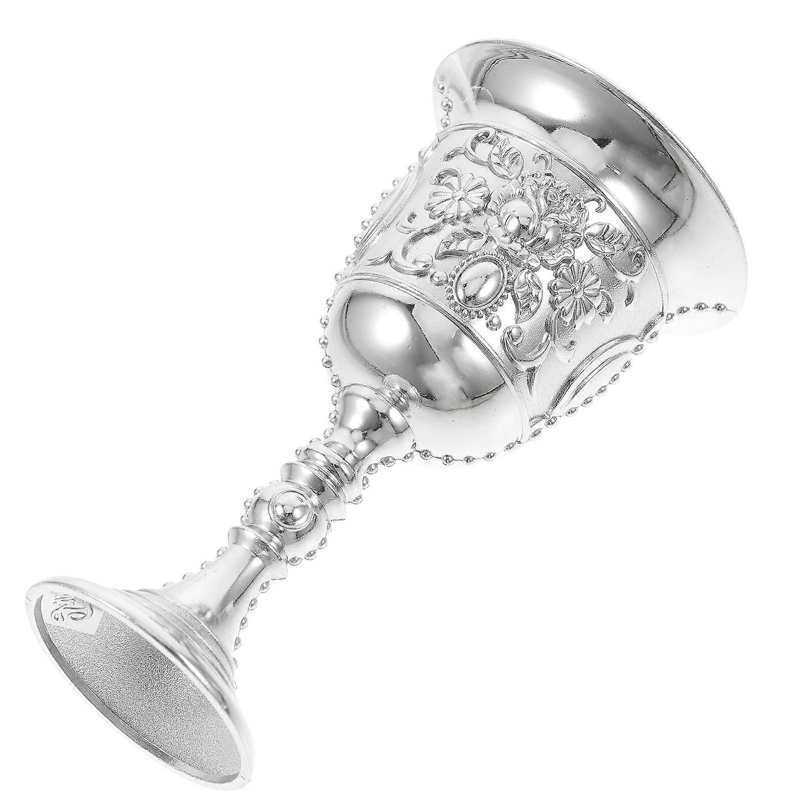 Metallic Wine Cup for Drinking Use with 1 Delicate Retro Liquor Cup