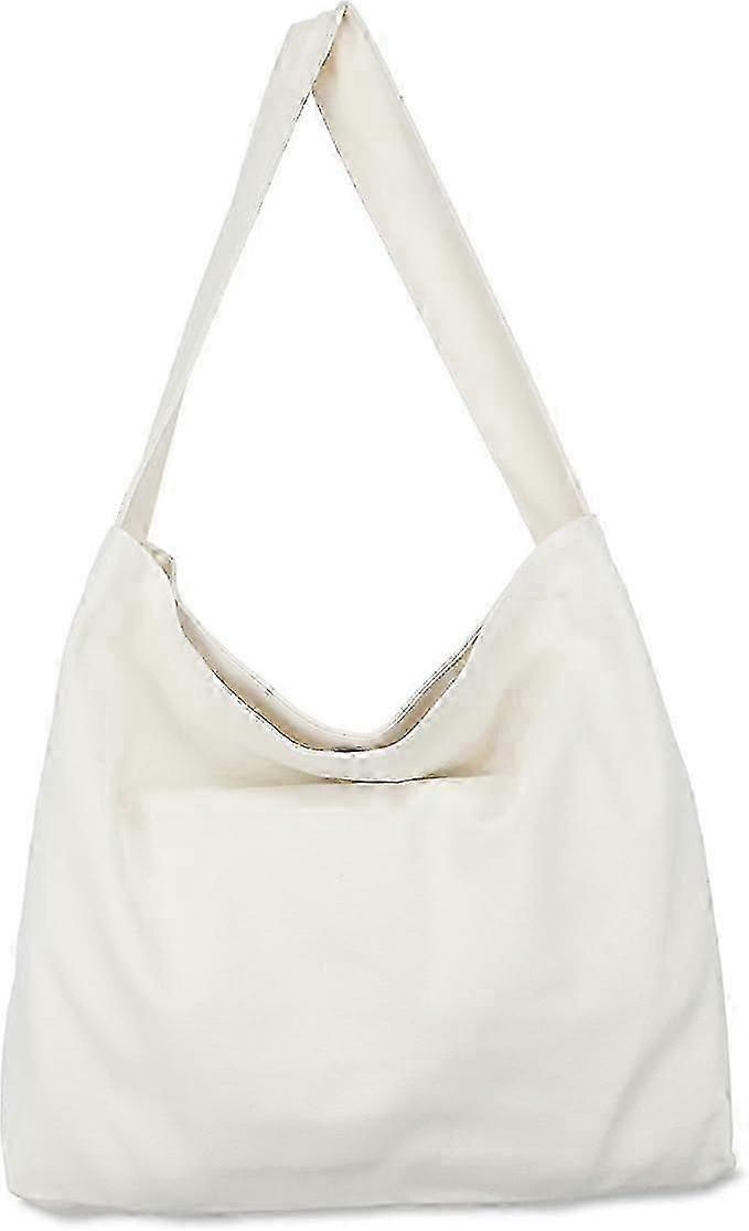 Canvas Bag with Magnetic Snap Large Size Simple Design Thick and Sturdy