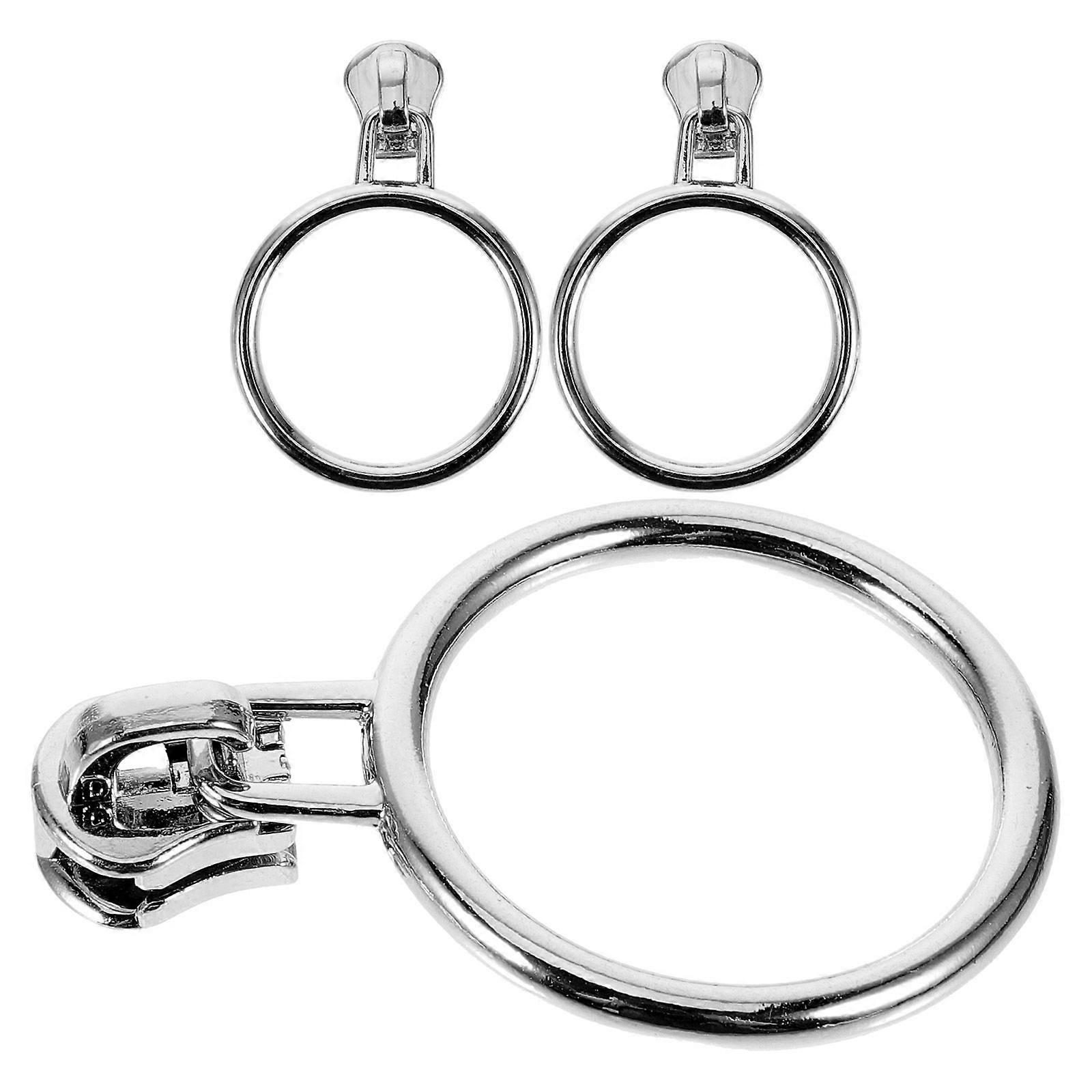 3pcs Zipper Slider Replacements Multi-Purpose DIY Zipper Heads DIY Zipper Pulls Zipper Supplies
