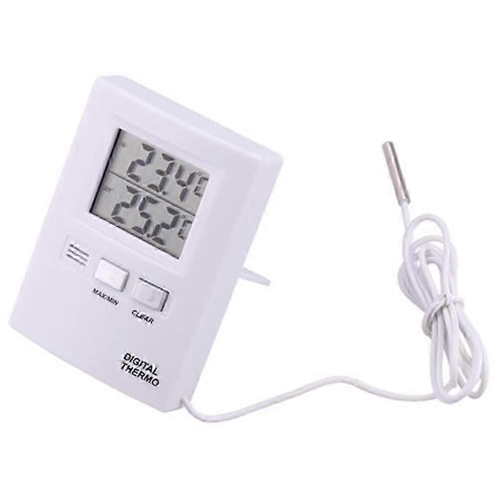 High-Precision LCD Digital Thermometer - Indoor/Outdoor