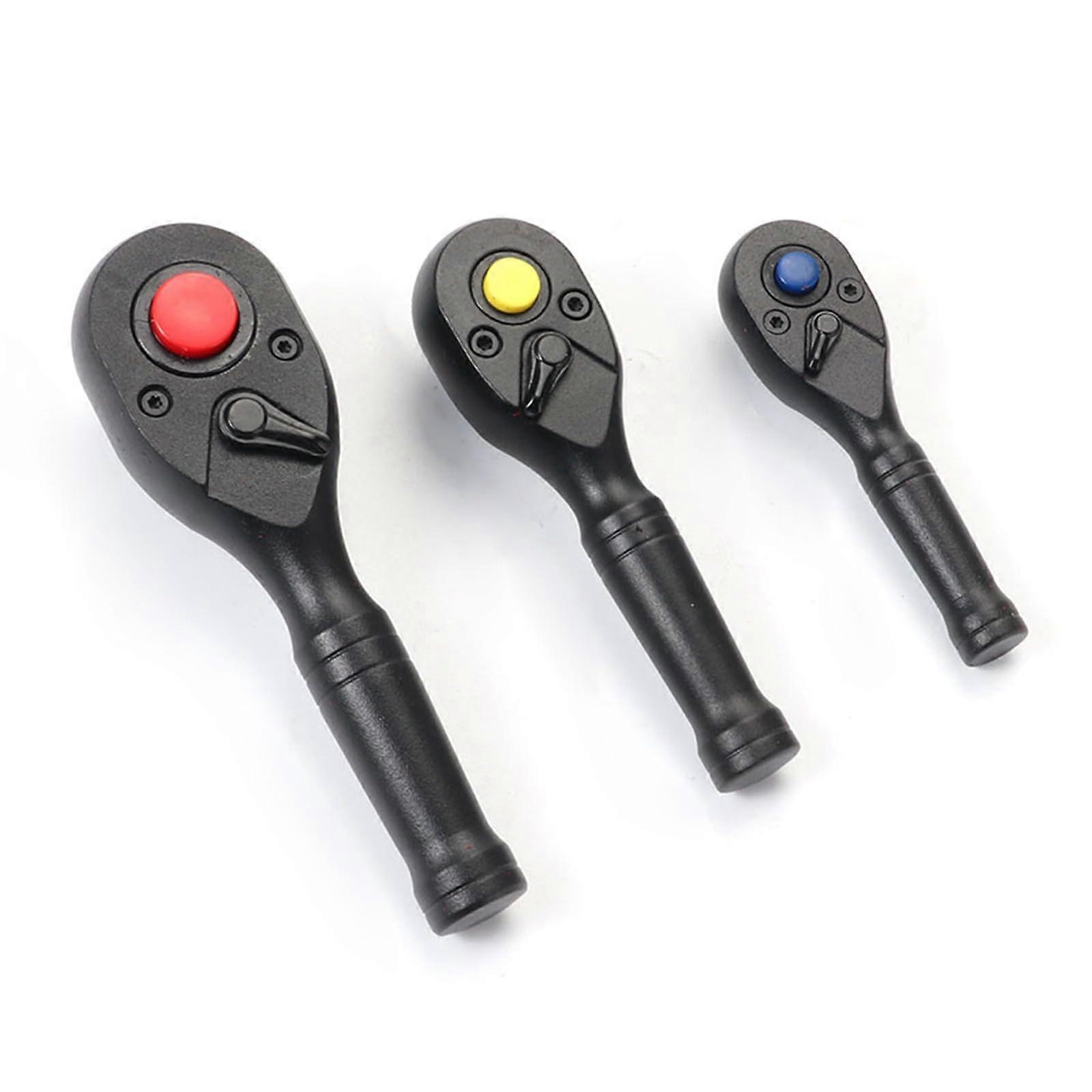 3piece small ratchet wrench set with 72 teeth for tight spaces, including 1/4inch, 3/8inch, and 1/2inch drives, quickrelease, reversible