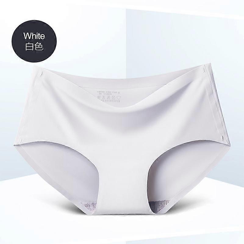 Women's Fashion Seamless Elastic Underwear Breathable Quick-Dry Ice Silk Panties Briefs Comfy High Quality