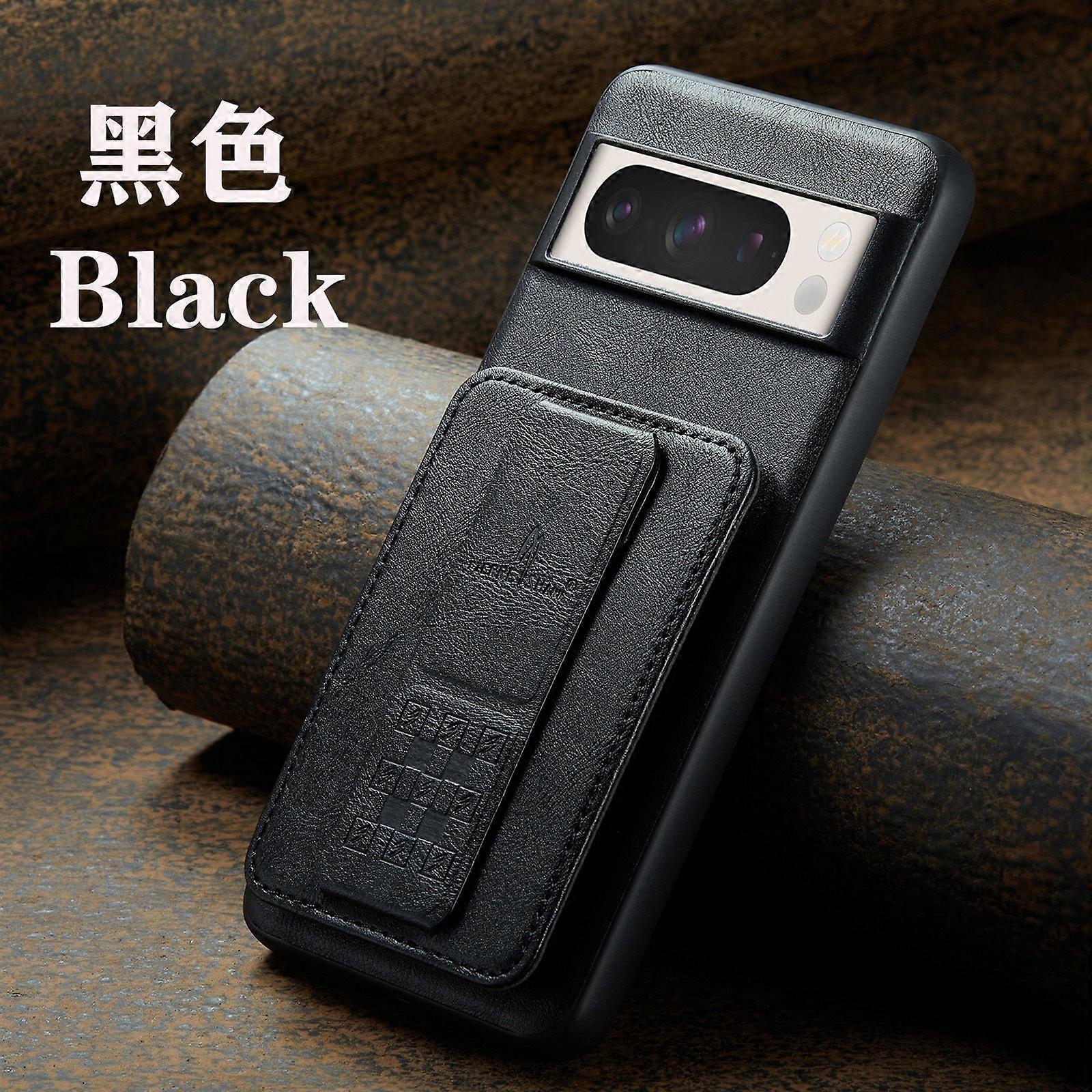 Case For Iphone 13 024 Black Card Holder Protective Leather Back No317