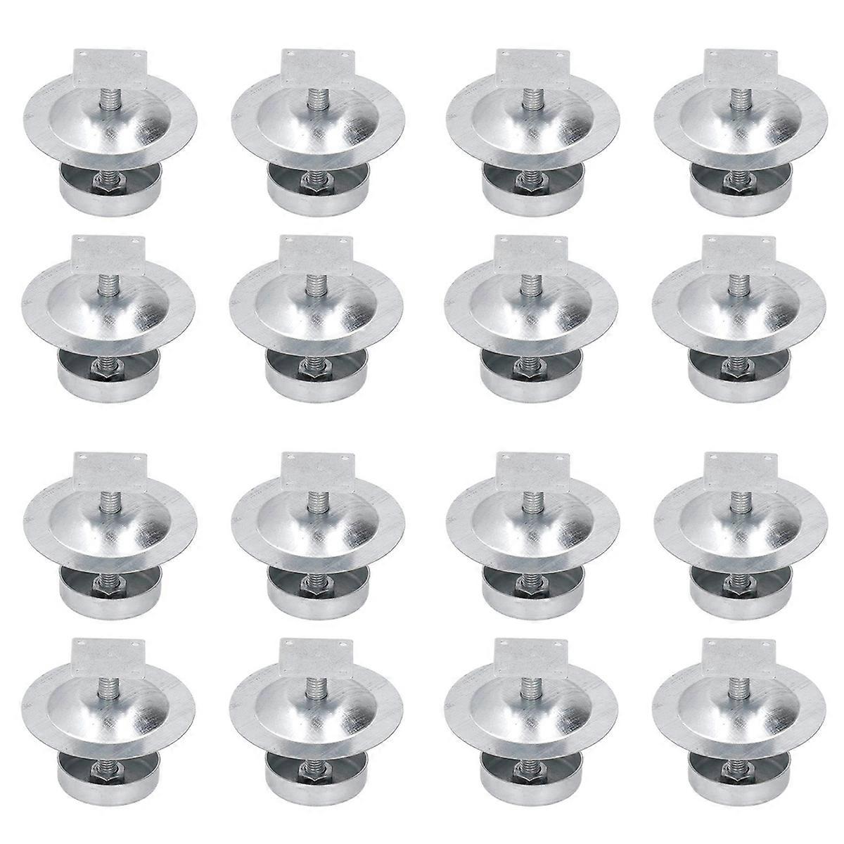 16Pcs Ant Proof Hive Feet Stainless Steel Beehive Base Ant-Proof Device Beehive Stand