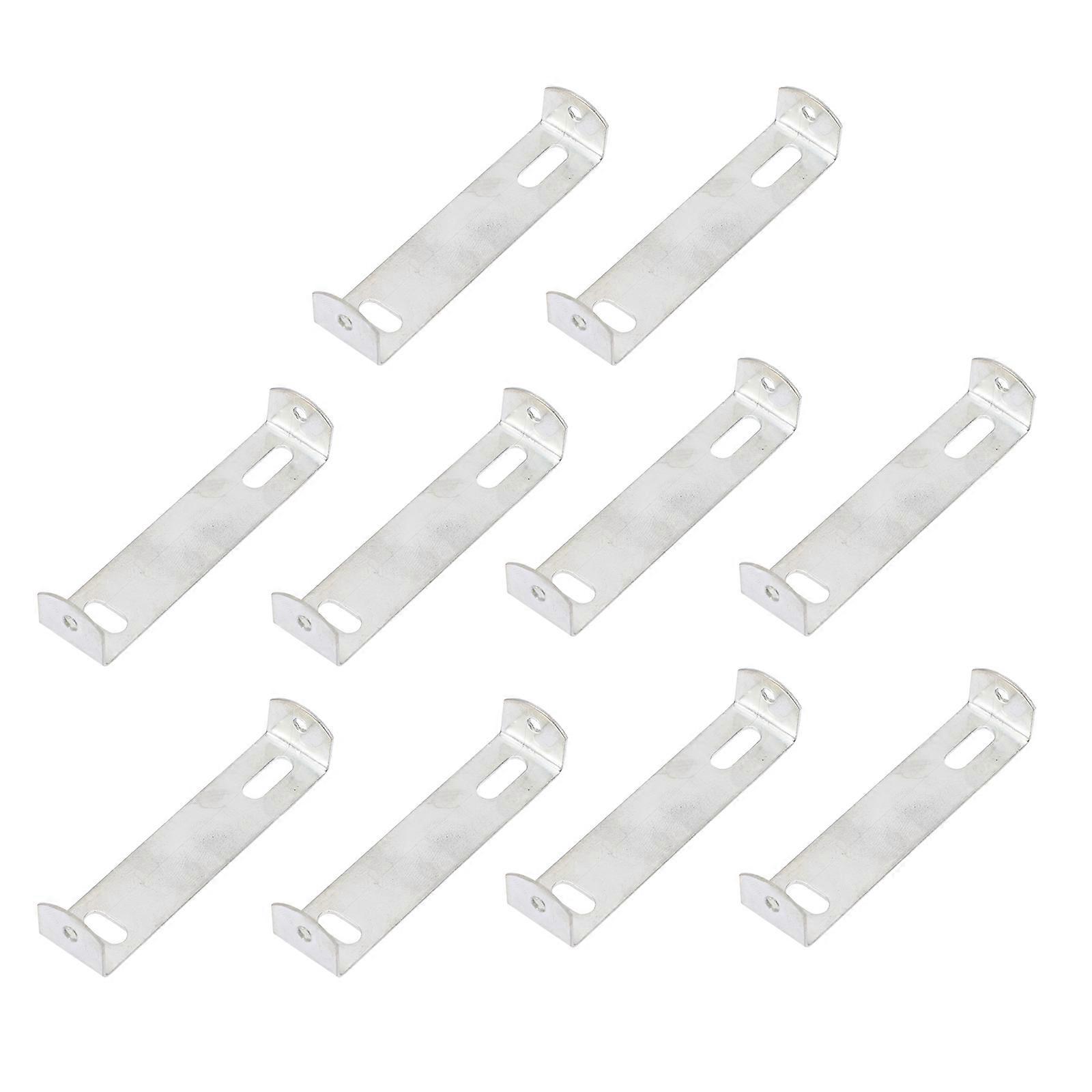 Lighting Fitting Bracket Lamp Fitting Bracket Chandelier Mounting Iron 3.1X0.7X0.6in Rectangular Retro Style 10Pcs