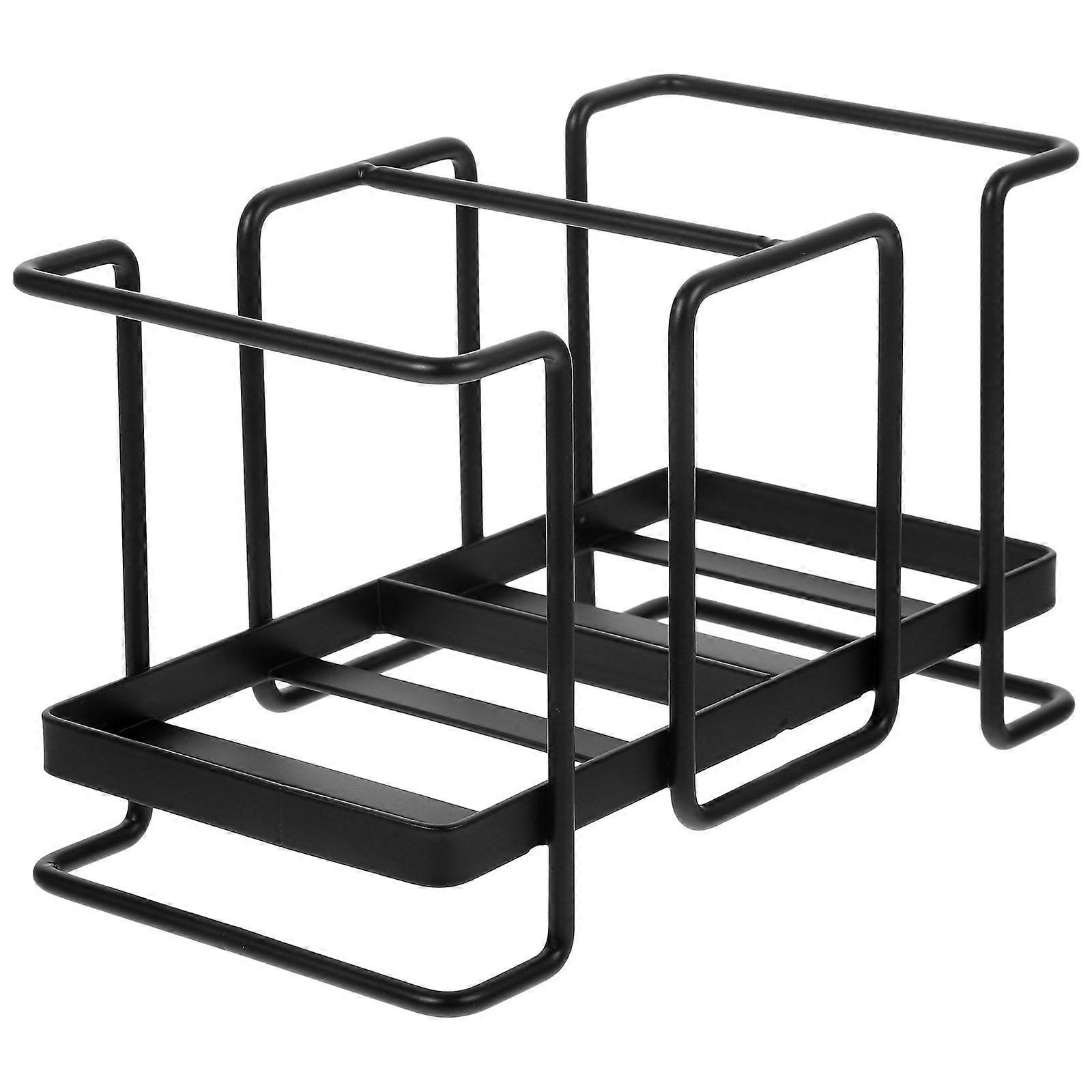 Sturdy Iron Cup Holder Dispenser Organizer for Coffee Shops, Milk Tea Stores & Home Use – Large Sleek Design for Convenient Cup Storage