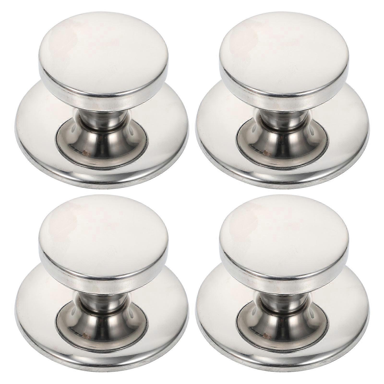 Practical Frying Pan Accessory Sturdy Pan Lid Handle Non-Slip Home Cooks 4Set
