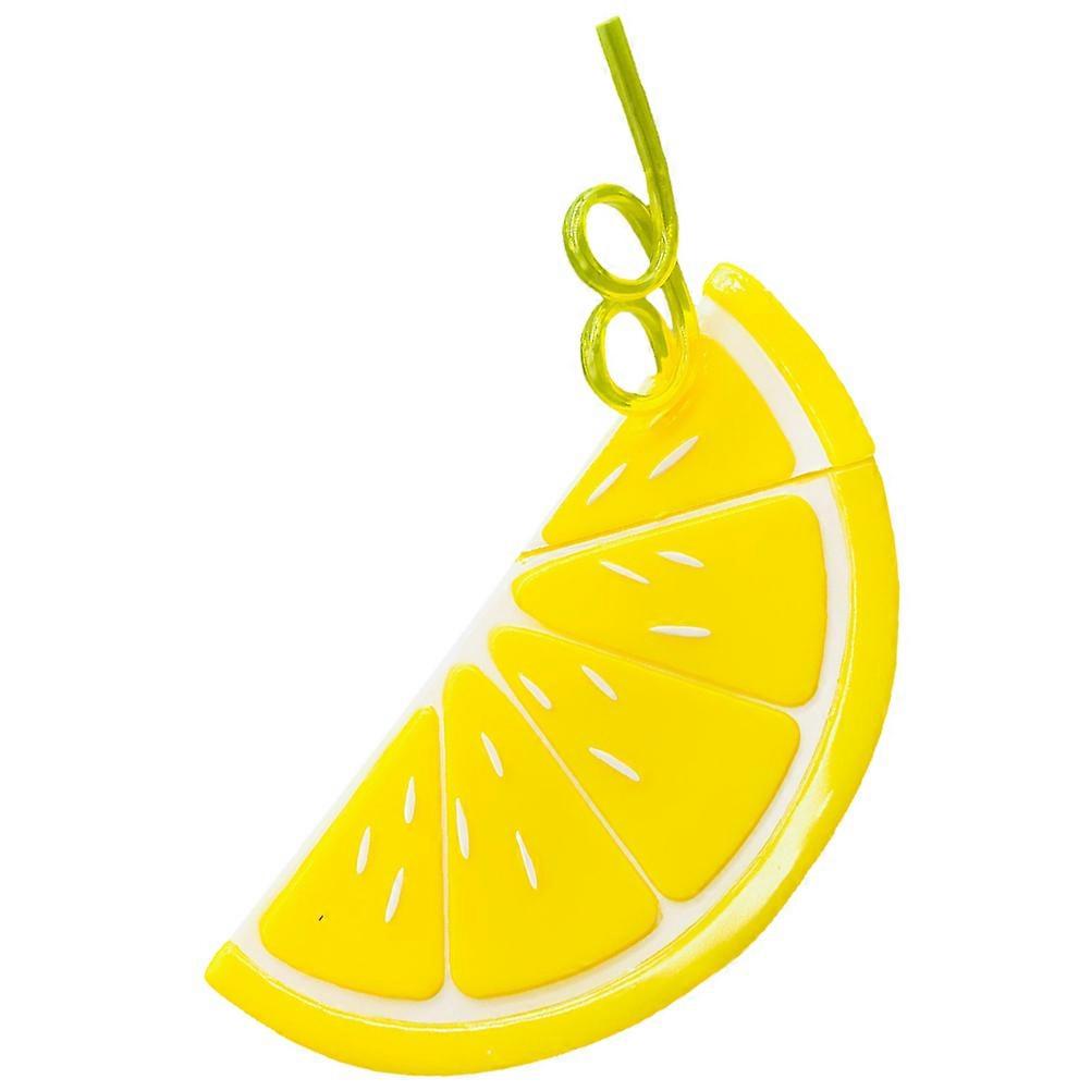 Hawaiian Drinking Cups Lemon Shaped Beverage Container Tropical Themed Party 20x18cm Plastic 1Pack