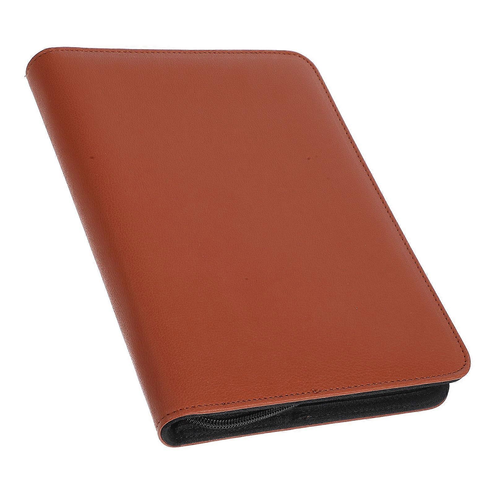 PU Zippered Business Binder for Document Organization – Large Capacity Portfolio with Zipper Closure for Professionals, Budget Planning