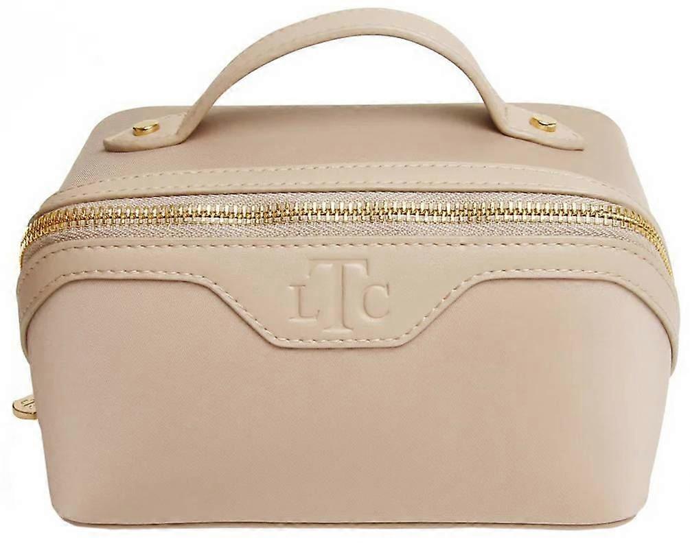 Alice Wheeler London LTC Mini Train Case - Stone Beige
