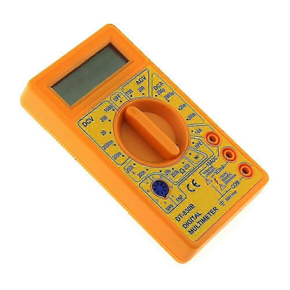Mini Pocket Digital Multimeter for Measuring AC/DC Voltage, Current, Resistance, Diodes, and Continuity