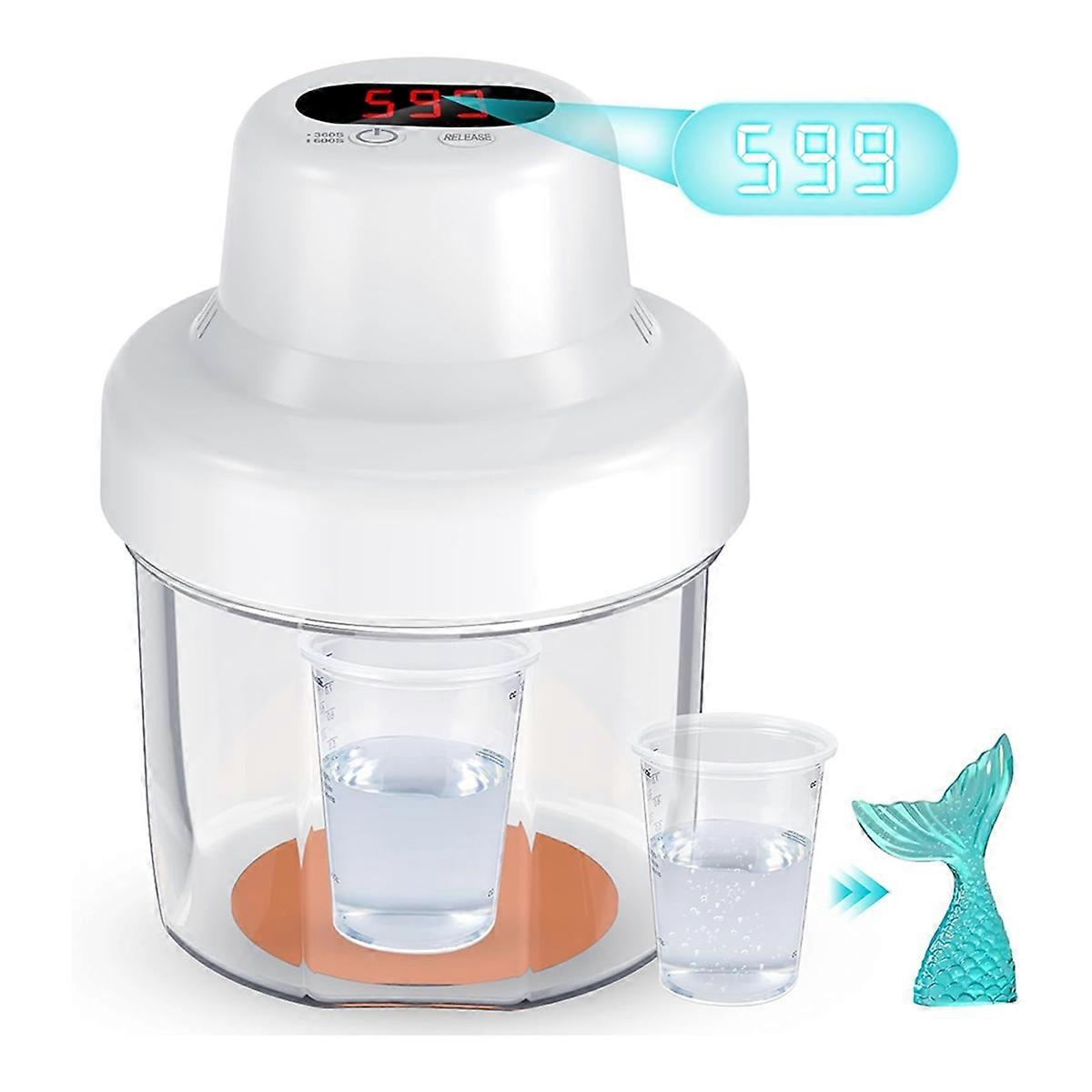 Resin Bubble Remover,Remove 99% of the Air Bubble Within 6-10 Mins,98kPa Vacuum Degassing Chamber,for Epoxy UK Plug