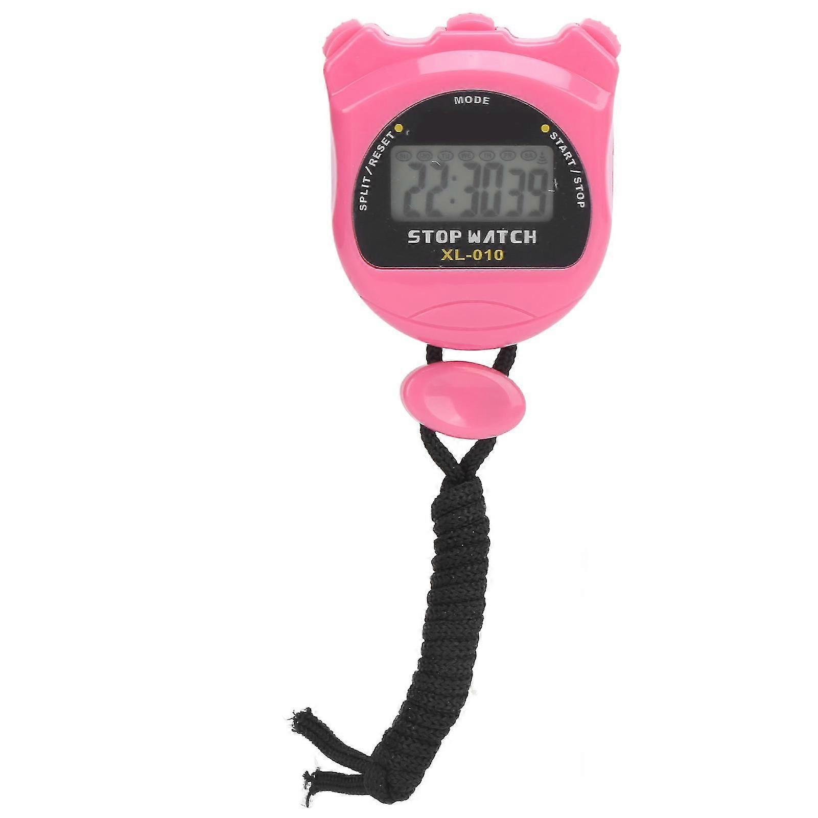 Stopwatch Colorful Waterproof Drop Proof Comfortable Electronic Sport Stopwatch Timer