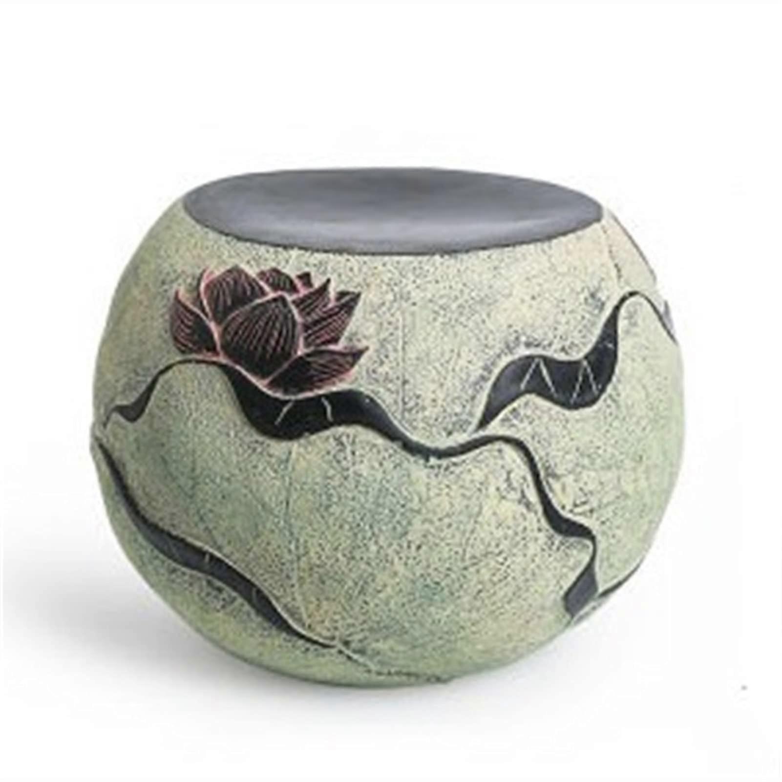 Chinoiserie Ceramic Drum Garden Stool, Art Antique Stool, Garden and Yard Coffee Table Stool