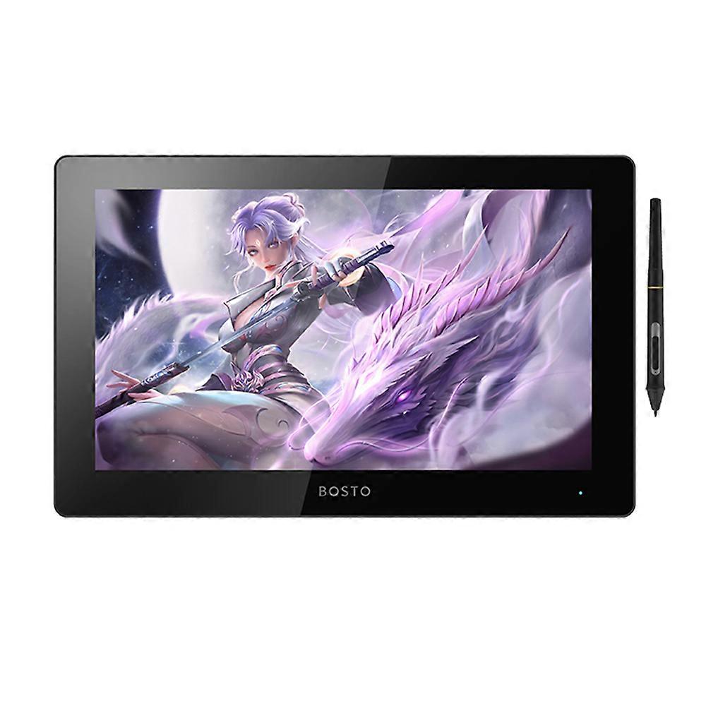 15,6 ιντσών φορητό LCD σχέδιο οθόνη γραφικών Tablet HD 1920x1080 ψήφισμα 120% sRGB χρωματική γκάμα 16K Pen πίεση 8G+128G μνήμη με βάση και 8