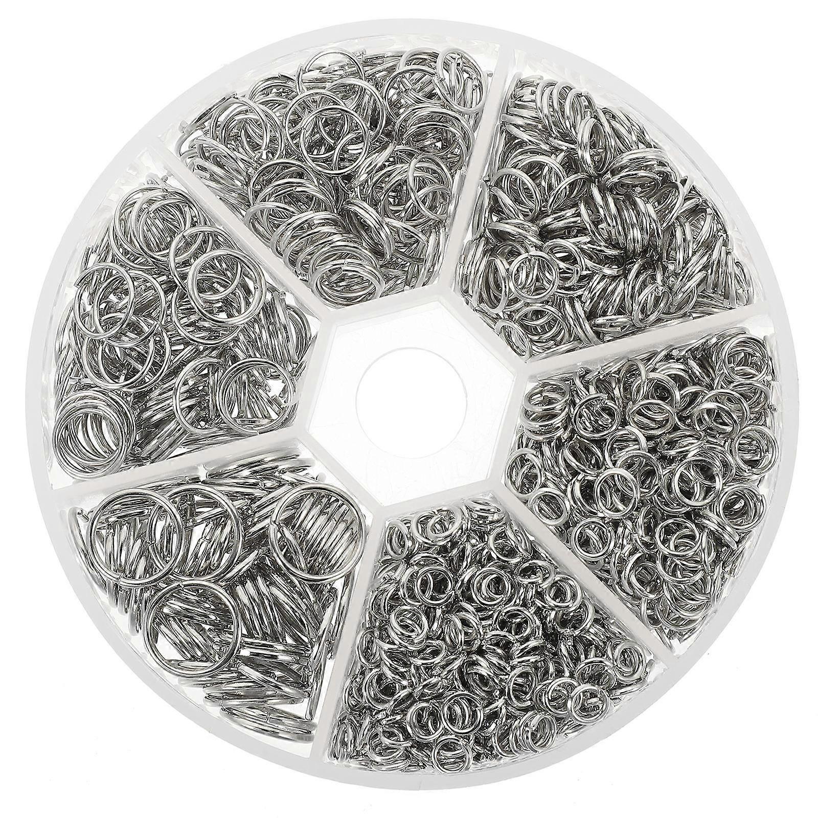 1 Box Open Jump Rings for Jewelry Making Multi Purpose Craft Rings for Necklaces, Bracelets, Keychains, and DIY Projects Lightweight and Durable