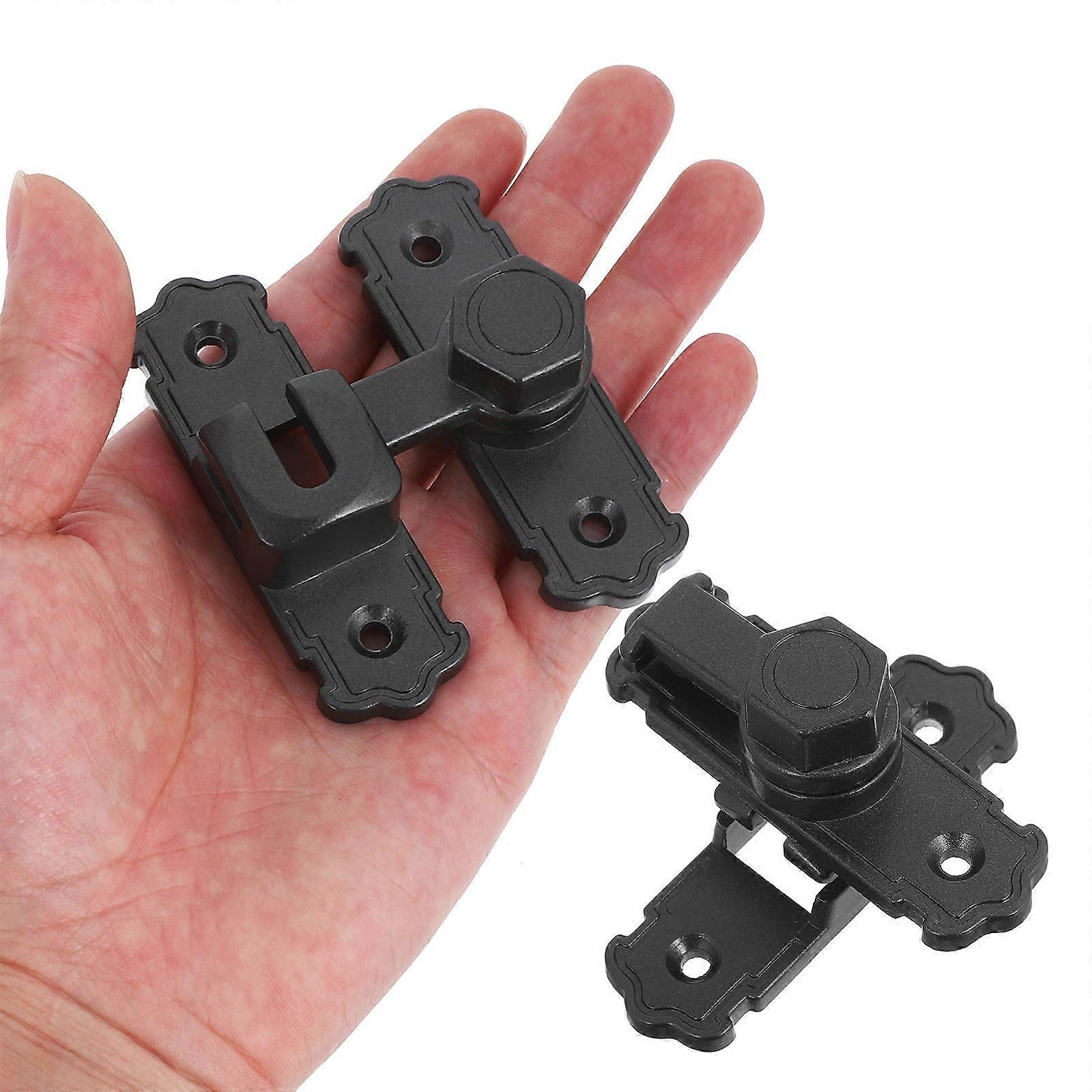 Grey Sliding Barn Door Locks Latch Bolts for Garden Bathroom Outdoor Garage Silent Operation Precision Design Elegant
