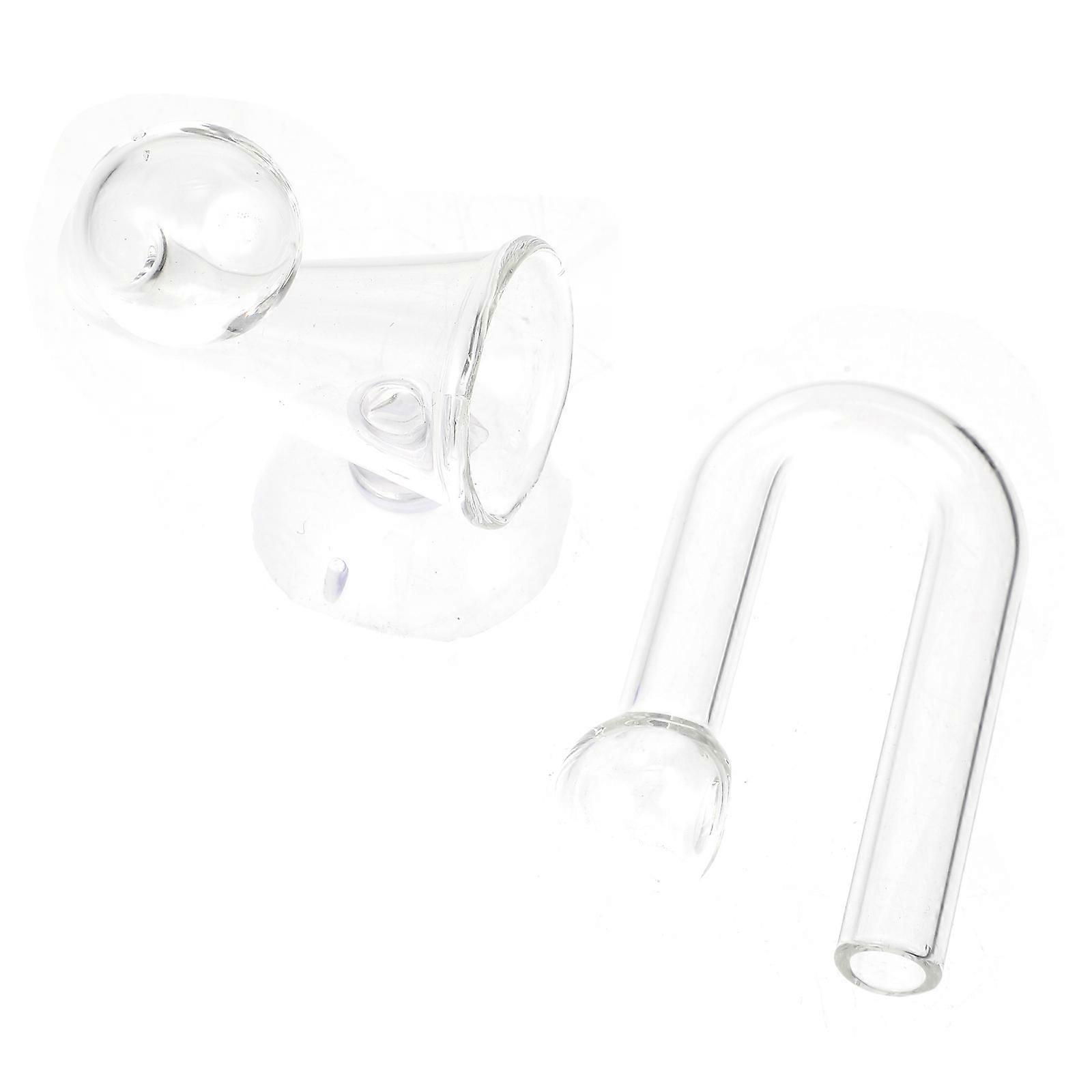 Aquarium Monitoring Co2 Tester Round Cup Glass For Fish And Water Plant 2Set