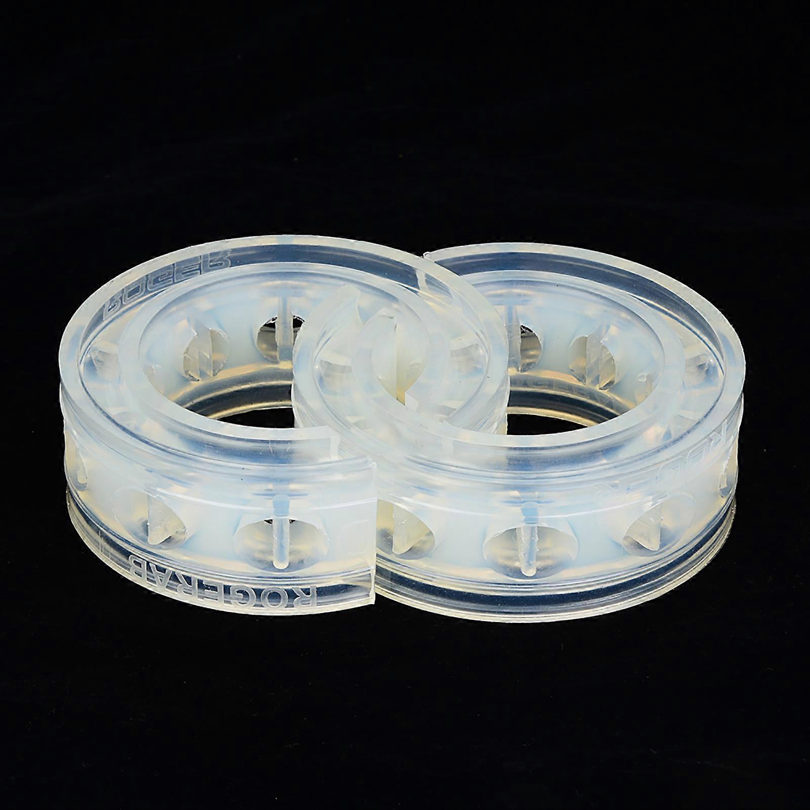 2pc Transparent Car Shock Absorber Buffer Spring Bumper Cushion Type C