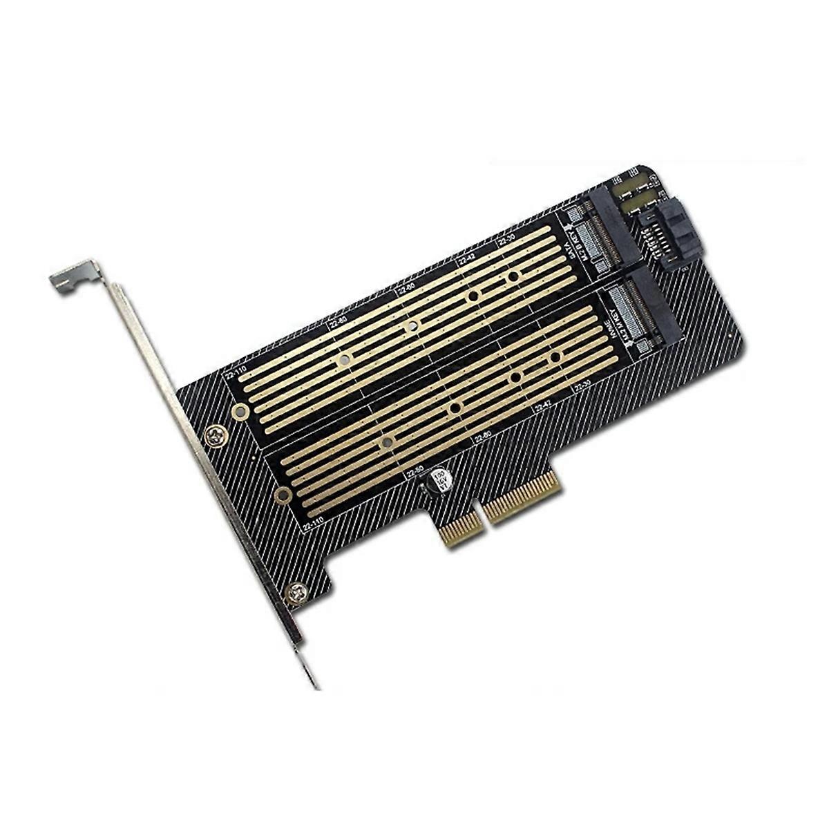 Dual Protocol M.2 NVMe and NGFF SSD to PCI Express M.2 Adapter Card