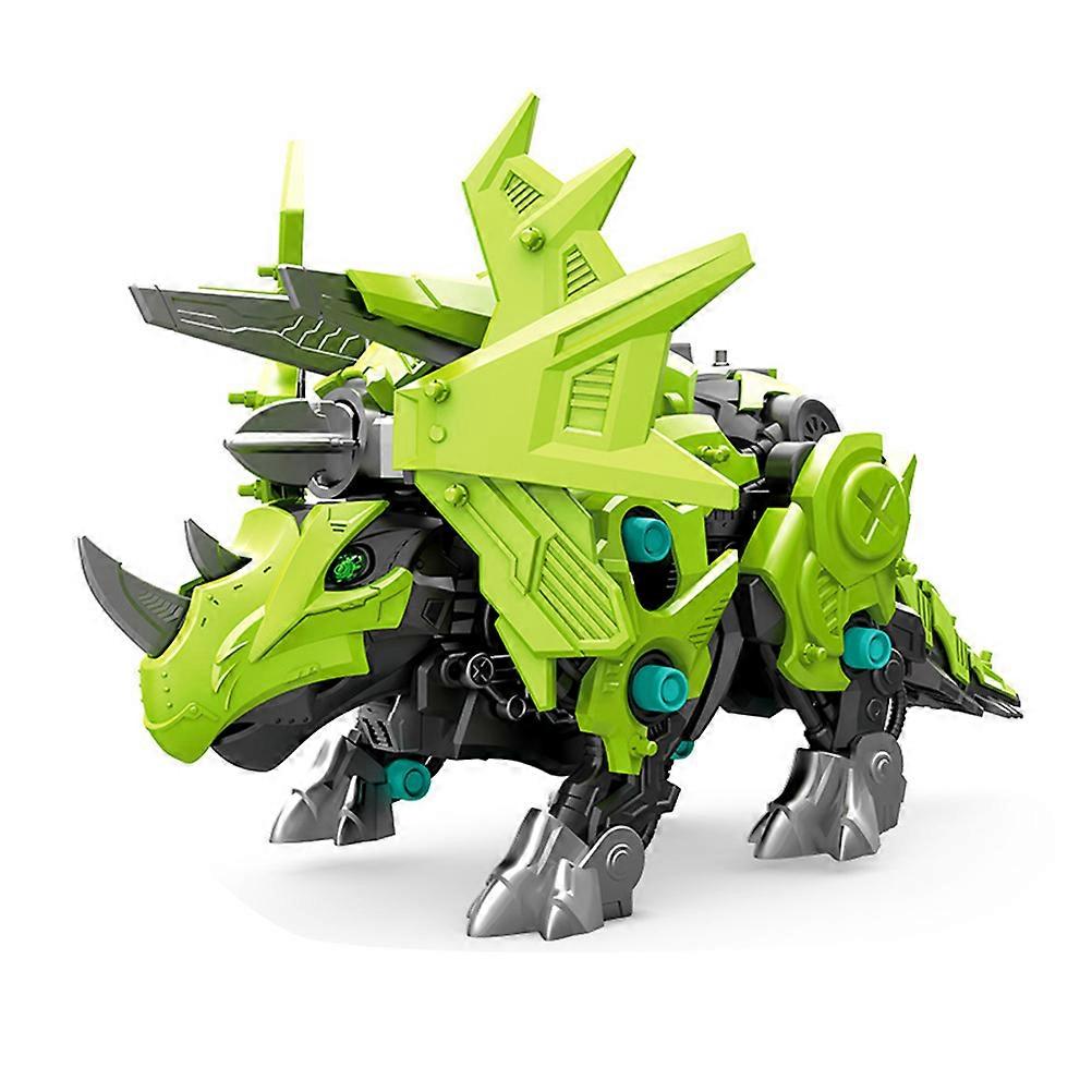 Puzzle elektryczne dla dzieci Ruchomy mechaniczny model dinozaura dla dzieci Zabawka z klocków