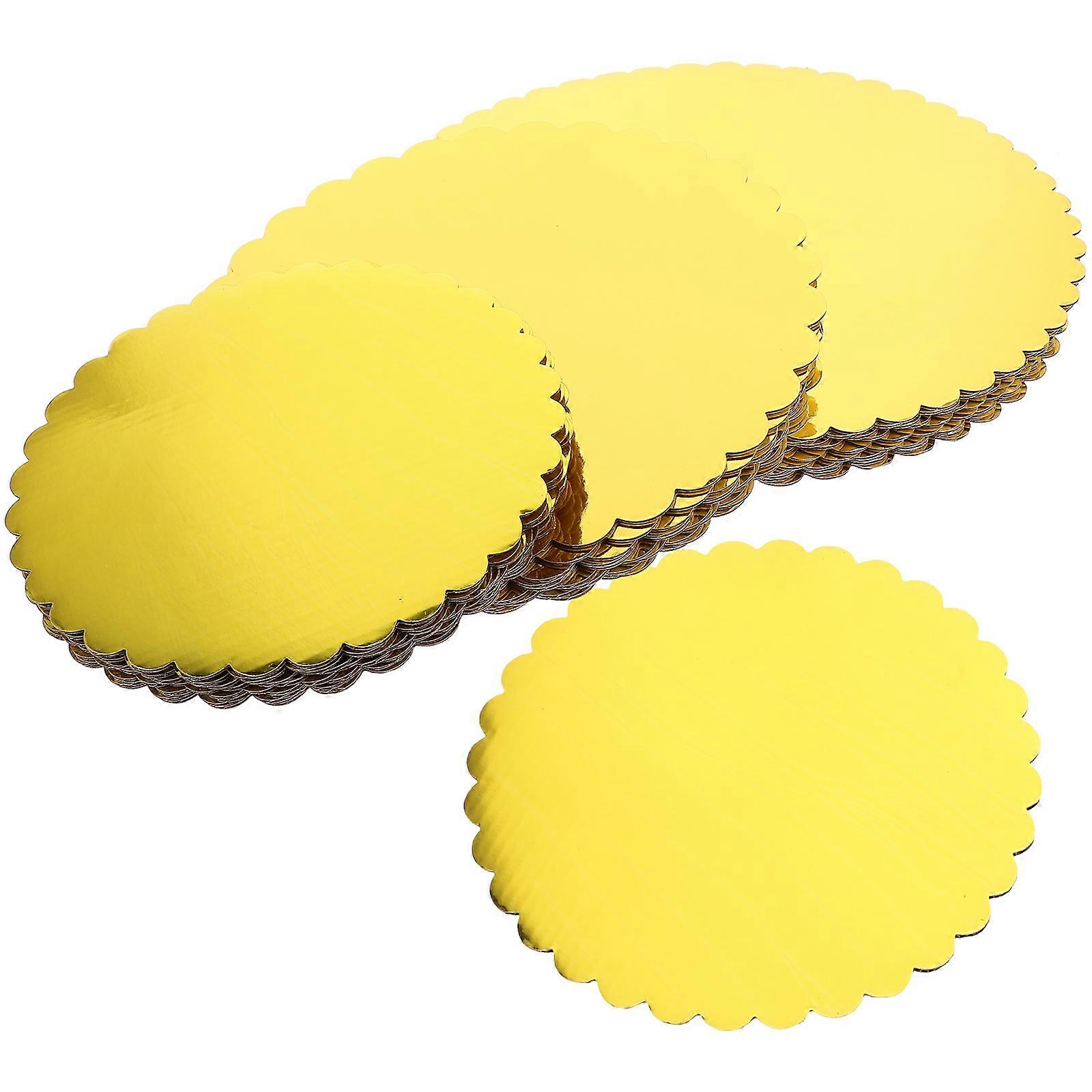 Cake Cardboard Rounds For Displaying Pastries Food Presentation 19.7X19.7cm 30Pcs