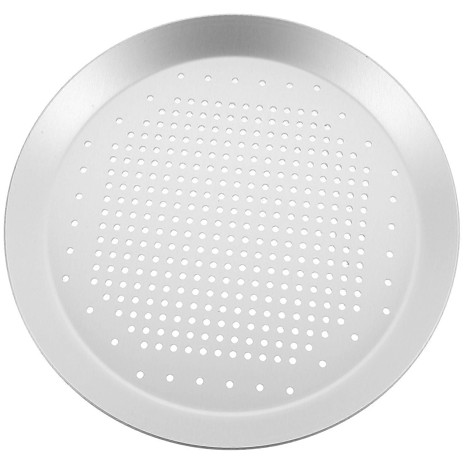 Perforated Non Stick Aluminum Alloy Pizza Pan for Oven – , Easy to Clean, Corrosion Resistant for Home and Commercial Use