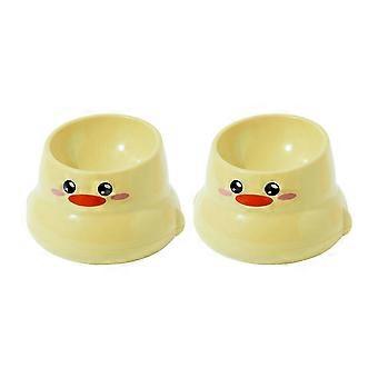 2025 Neuestes Modell 2pcs Verdauung Friendly Cats Bowl Katzen Gesundheit Fütterungsschale