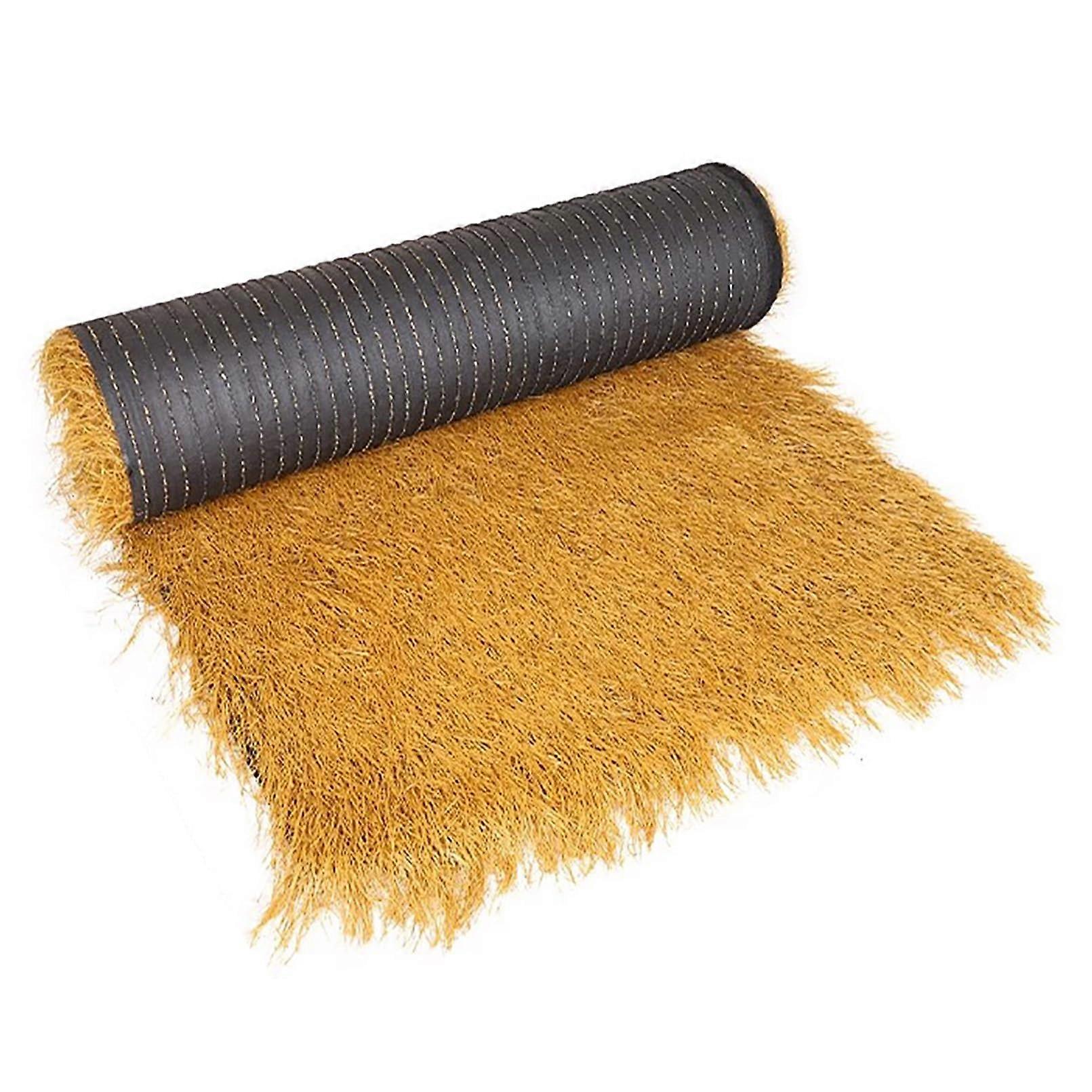 Artificial palm thatch roof rolls, PE carpet, duck blind, grass roof for tiki hut, terrace, fence.