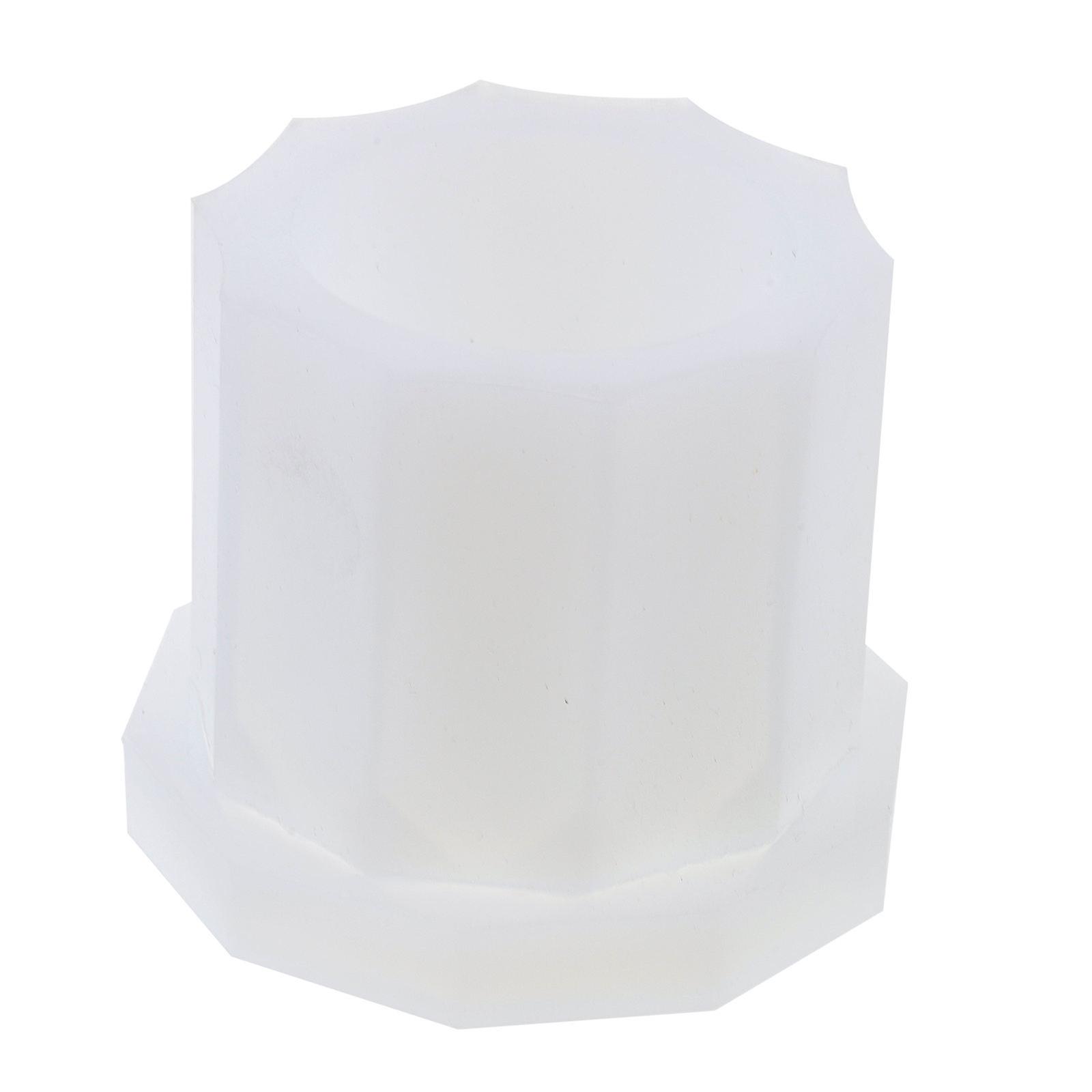 Silicone Cup Mold for DIY Crafts with Crystal Epoxy Casting Large White