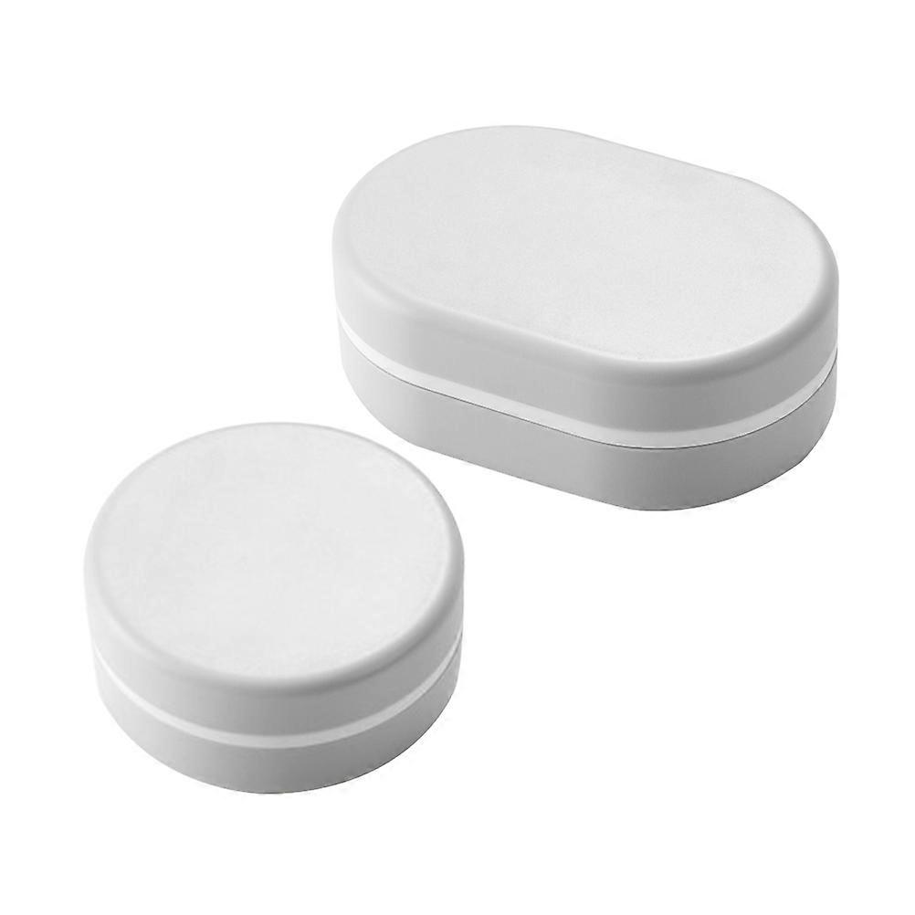 Portable Soap Holder Travel Box with Lid – 2 Pack, for Home and Travel Use