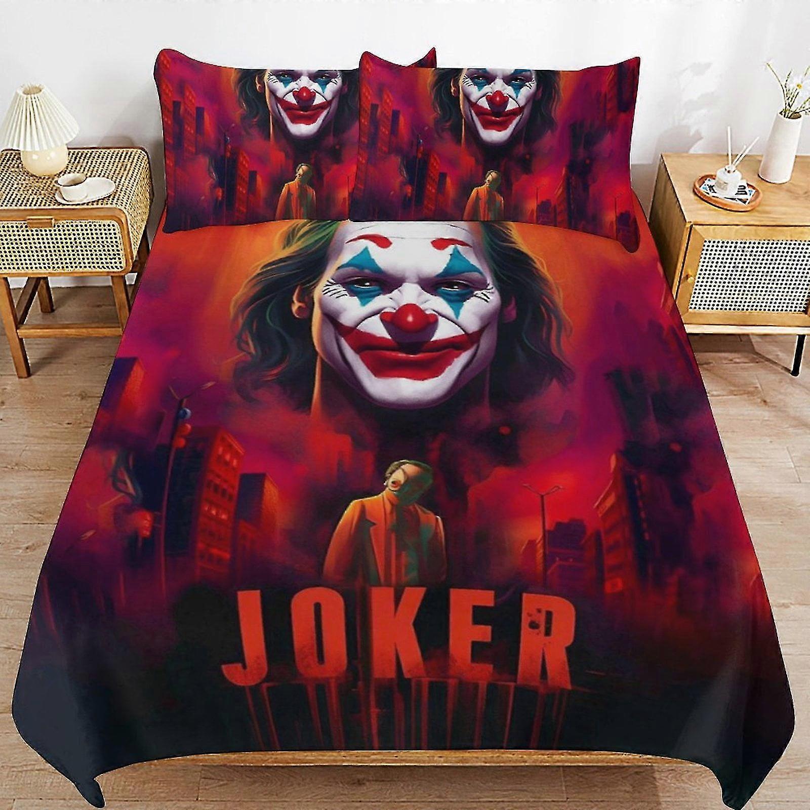 Roztomilé anime kreslené ložní soupravy 3D tištěné lehké dekorace pokoje, 1 povlak na přikrývku a 2 polštáře, 79x90