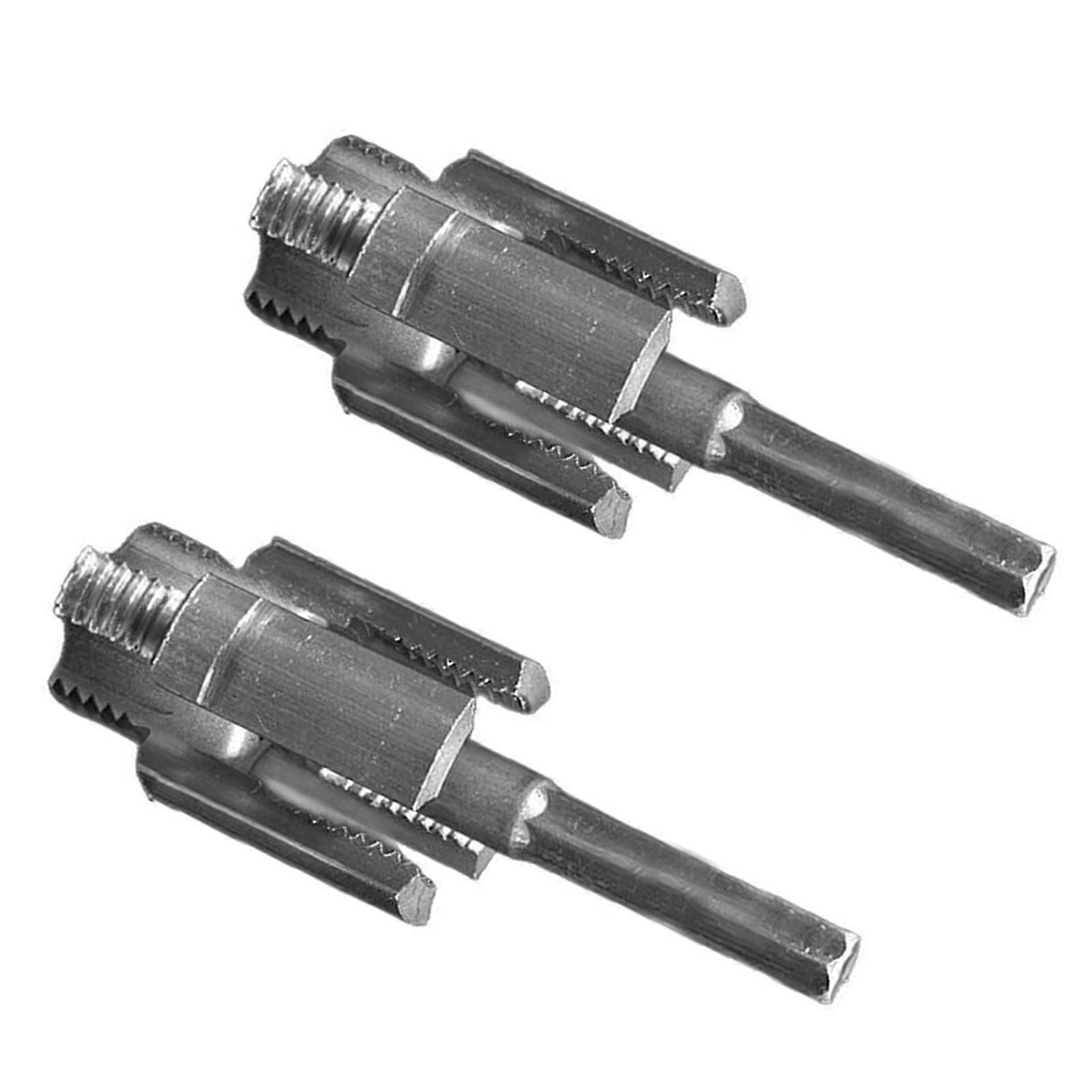 Set of 2 Precisions Internal External Pipe Threading Tool Carbon Steel For 1/2" 3/4" Water Pipe Quick Pipe Preparation Multicolor