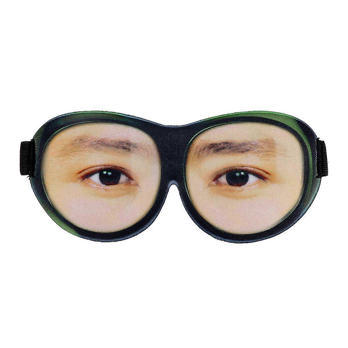 3D Stereoscopic Sleeping Eyeshade Glasses for Home Travel with Pretend to Pattern