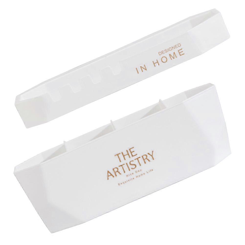 White Material Umbrella Wall Rack with Detachable Water Plate for Easy Drainage and Compact Storage 1 Set