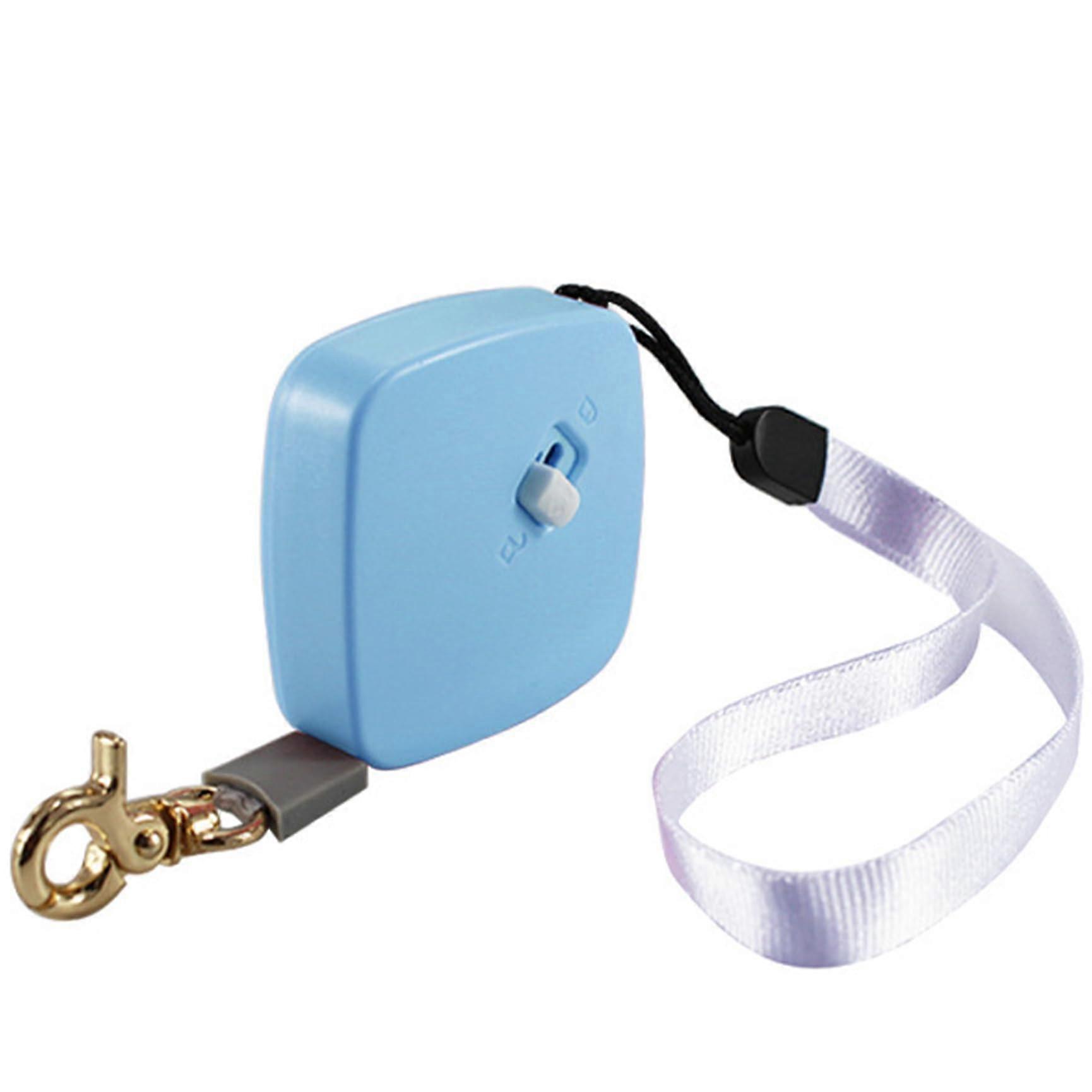 Portable Retractable Dog Lead, 2m/6.5ft with Wrist Strap for Small Medium Pets