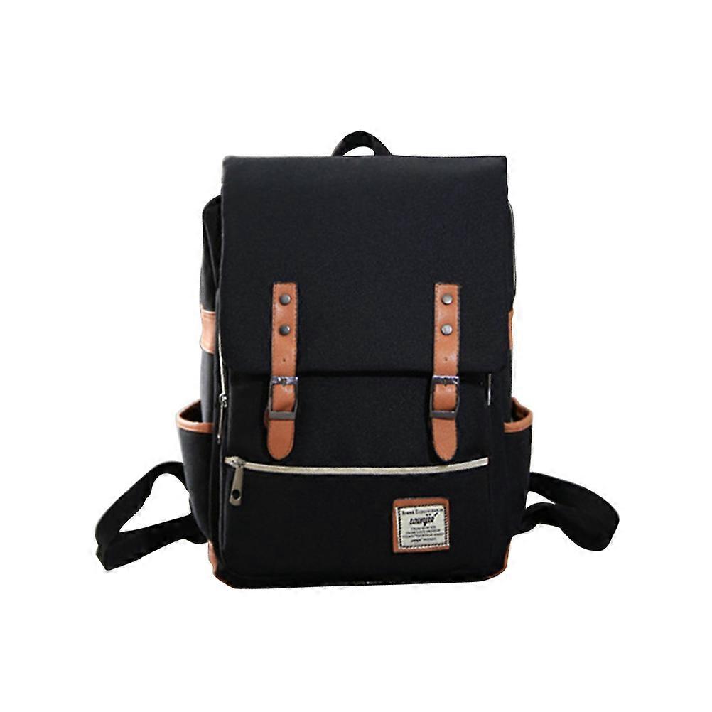 Canvas Backpack Women Rectangular Shape Adjustable Straps For Travel Hiking Camping 43.00X17.00X30.00CM 1Pack