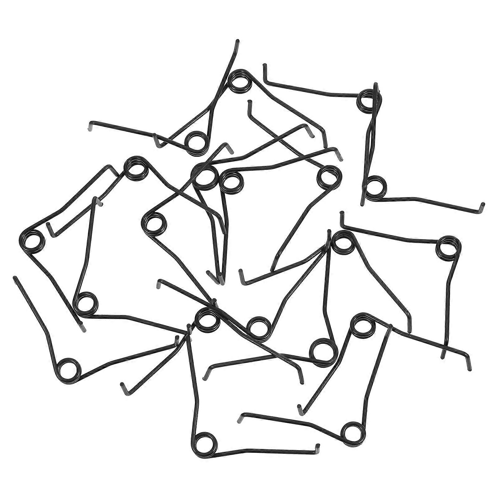 Spring Replacement Durable Precision Pruner Springs Black Hook Shape Additional Elasticity Easy Installation And Replacement 20Pcs