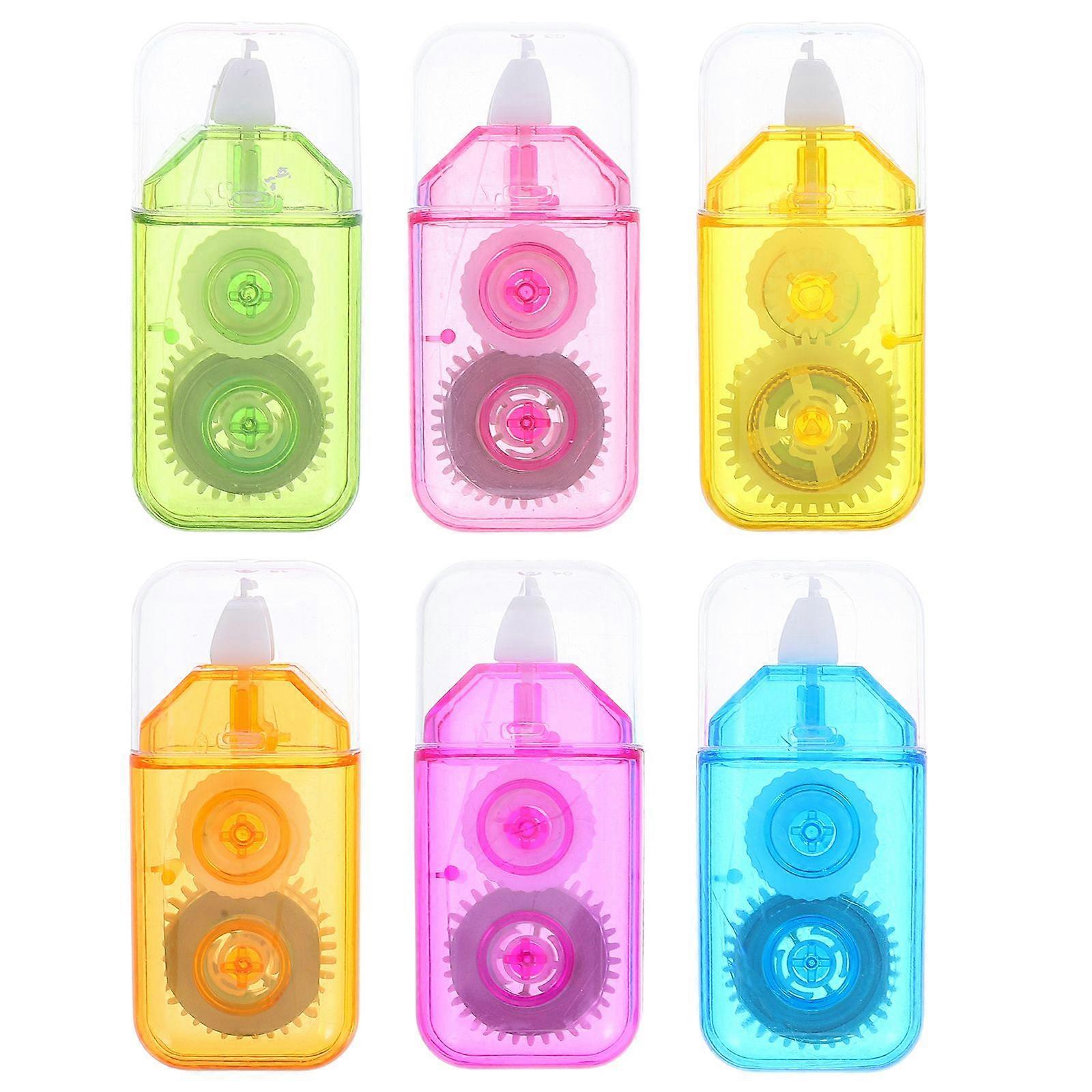 6Pcs Classroom Correction Tapes Students Correction Tapes Lovely Tapes Correction Tapes