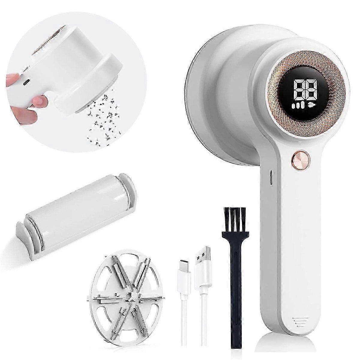 Lint shaver, 3-stage adjustable 2000 mAh, compact design, efficient cleaning, portable device