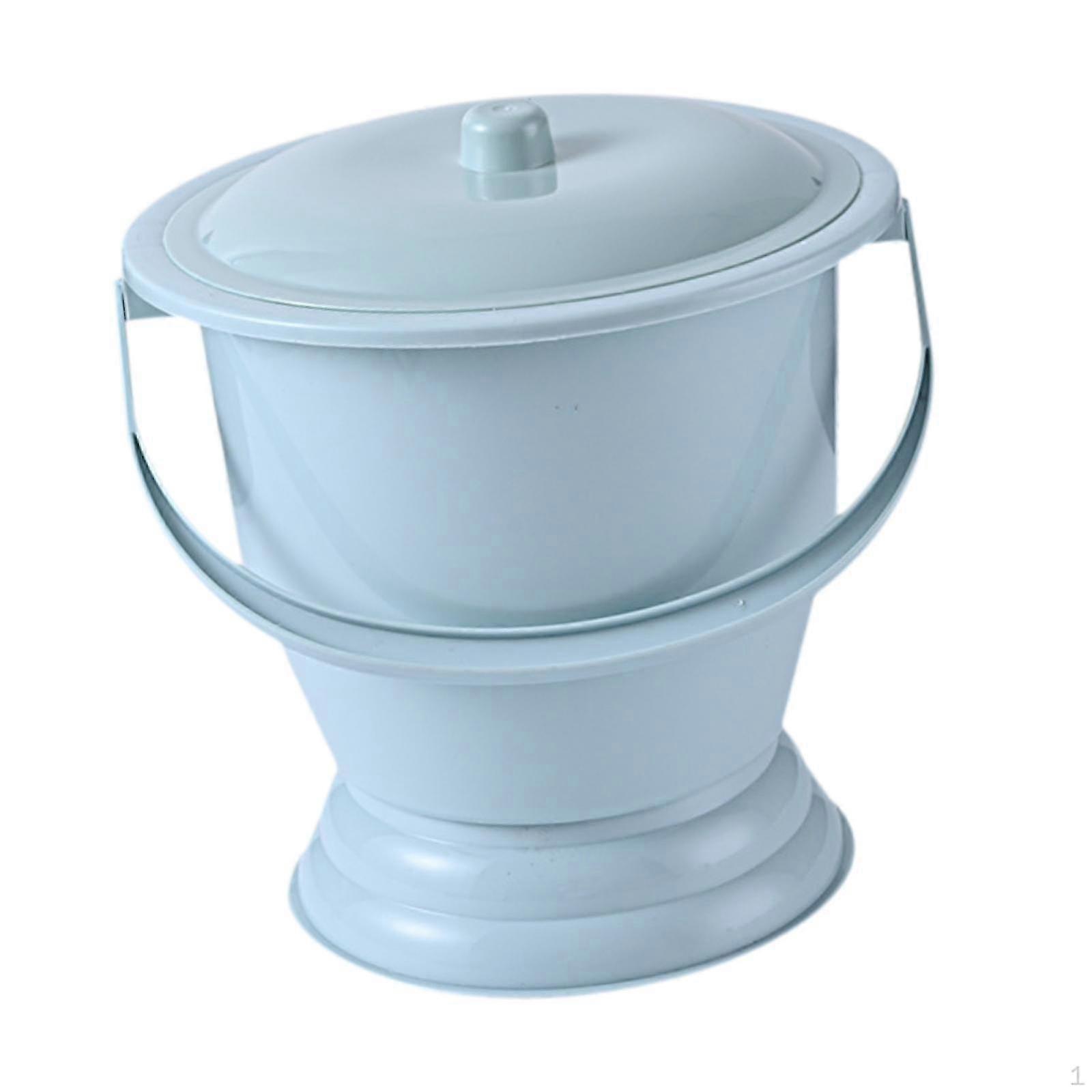 Bedpan Chamber Pot Night Urinal ,Thickened, Portable Toilet Spittoon with Lid for