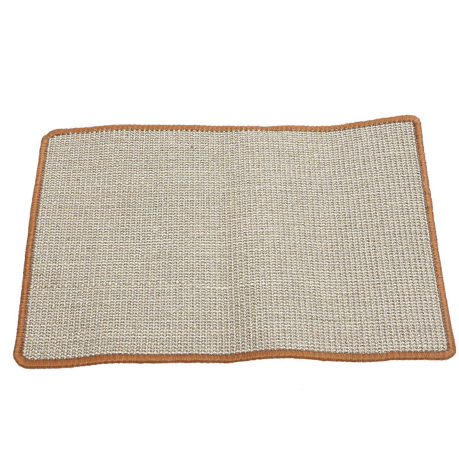 Adorable Cat Scratcher For Indoor Cats Rectangular Light Brown Claw Grinding 1 Set For Fun