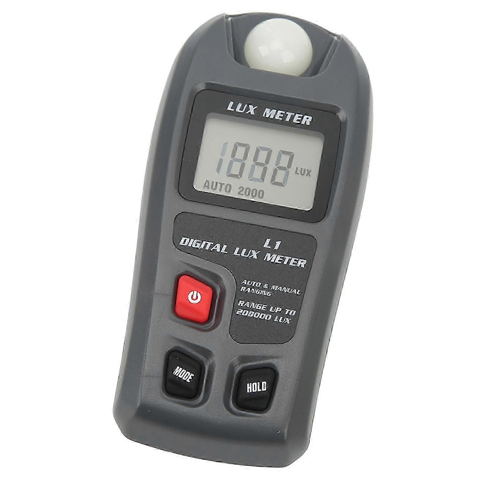 Digital Light Meter Illuminance Tester Luxmeter Illuminometer Auto Shutdown LCD Display