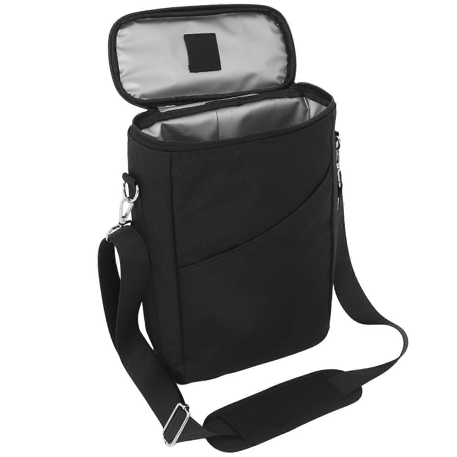 Insulated Carrier Bag With Adjustable Shoulder Strap For Transport Leakproof And Padded 1Pack