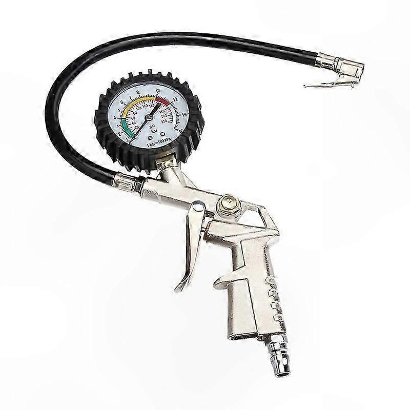 Portable Tire Inflator with Gauge 220PSI 15BAR for Vehicle Air Compressor Use