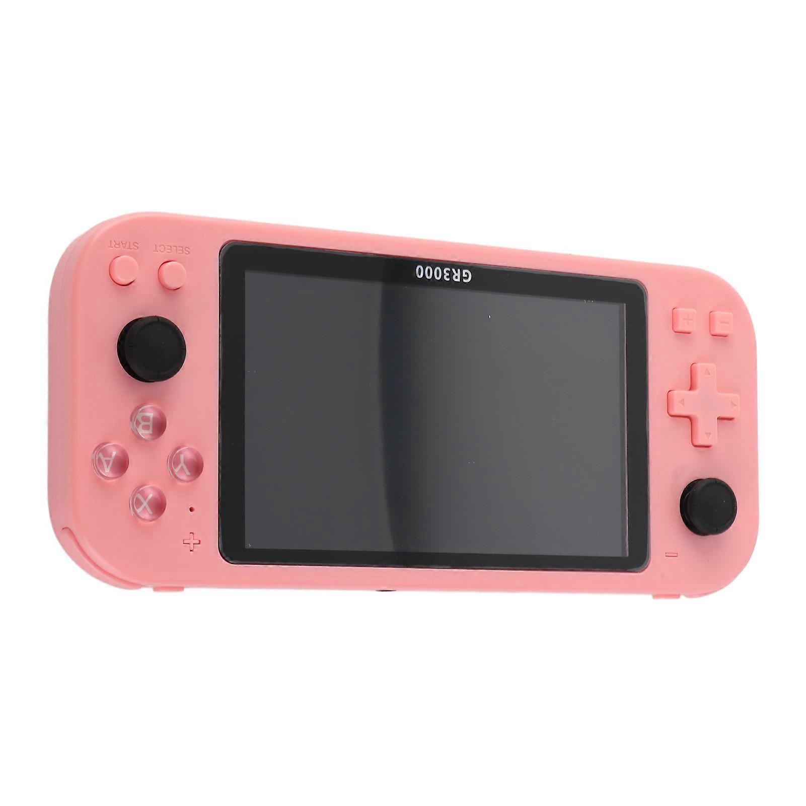 Electric Game Player 5.1in High Definition Display Portable Vintage Controller Game Console Pink 