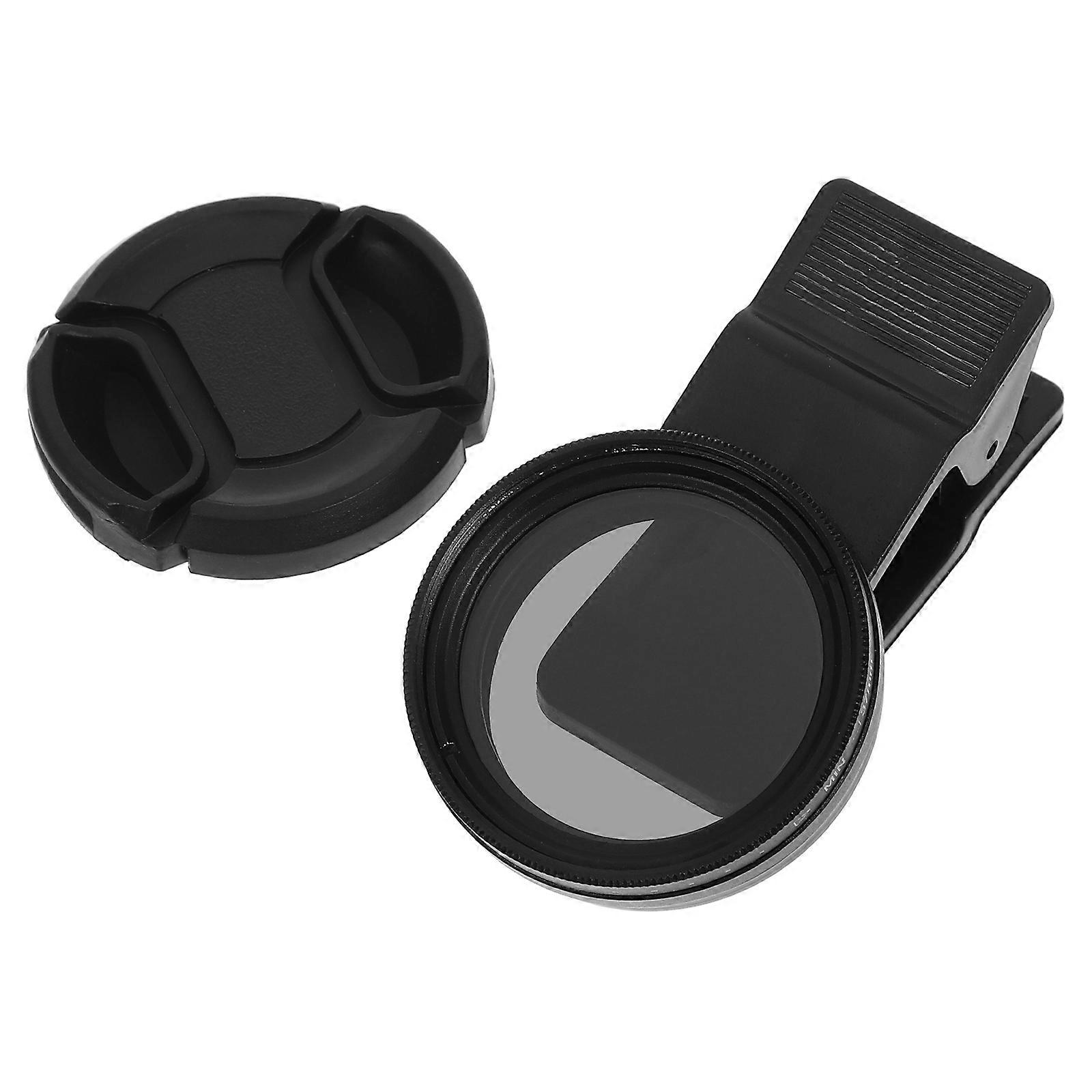 Phone Photography Lens Made of Durable Plastic for Better Photos with Adjustable Dimming Black