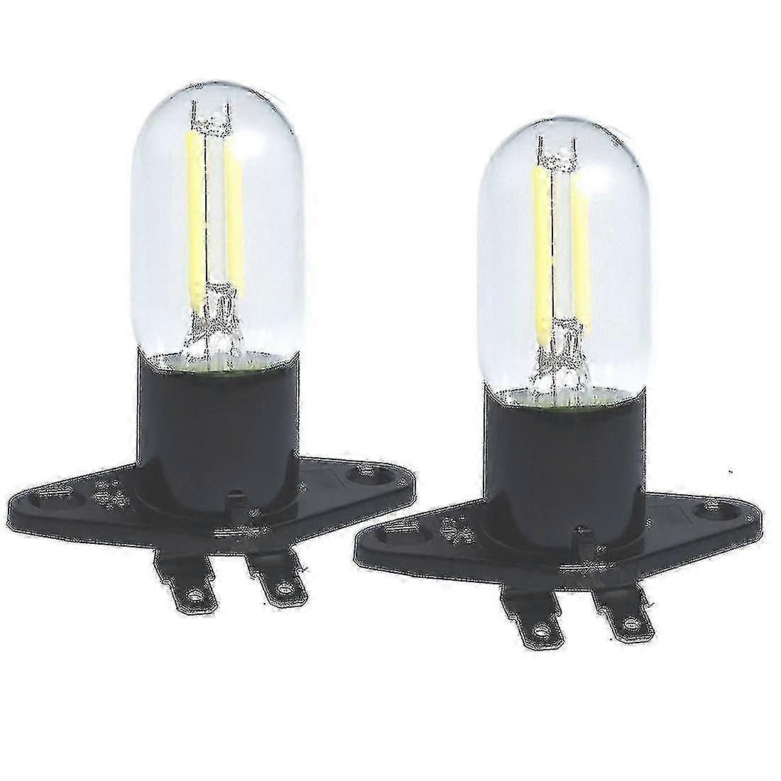 2X LED Z187 Microwave Oven Refrigerator Bulb
