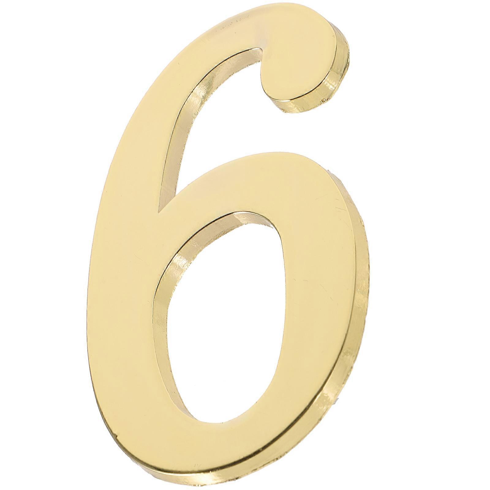 Metal Magnetic Address Numbers for Mailbox Exterior 2pcs