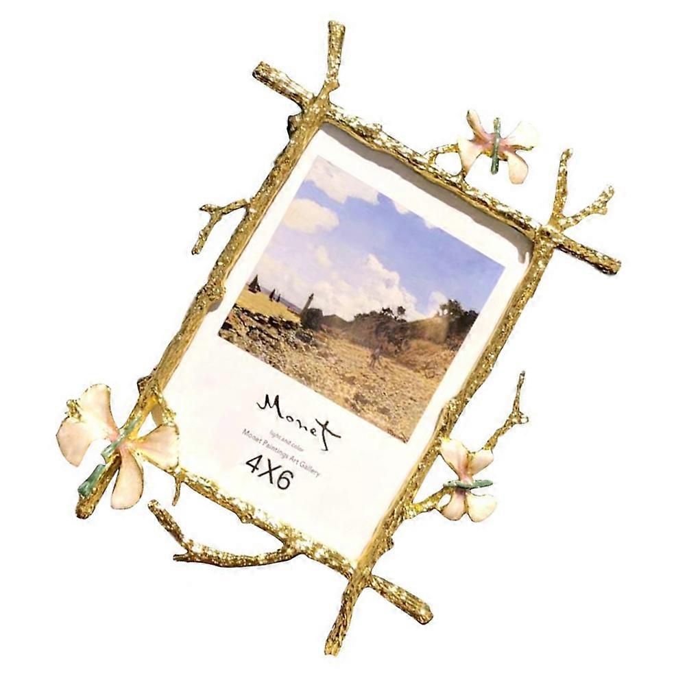 Light Luxury Butterfly Photo Frame For Adults Wedding Memories Defined With Design And Retro Style 1Pack